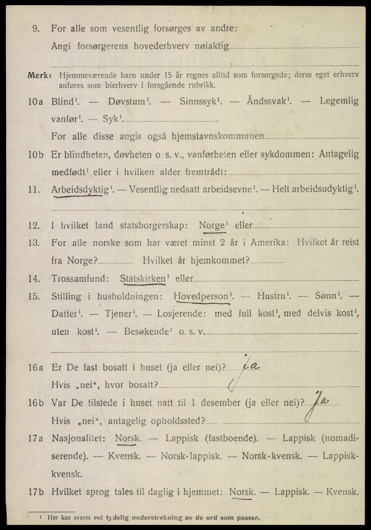 SAT, Folketelling 1920 for 1841 Fauske herred, 1920, s. 6067