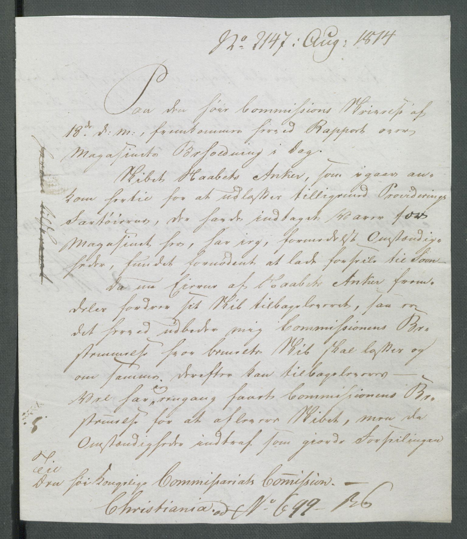 Forskjellige samlinger, Historisk-kronologisk samling, AV/RA-EA-4029/G/Ga/L0009A: Historisk-kronologisk samling. Dokumenter fra januar og ut september 1814. , 1814, s. 295