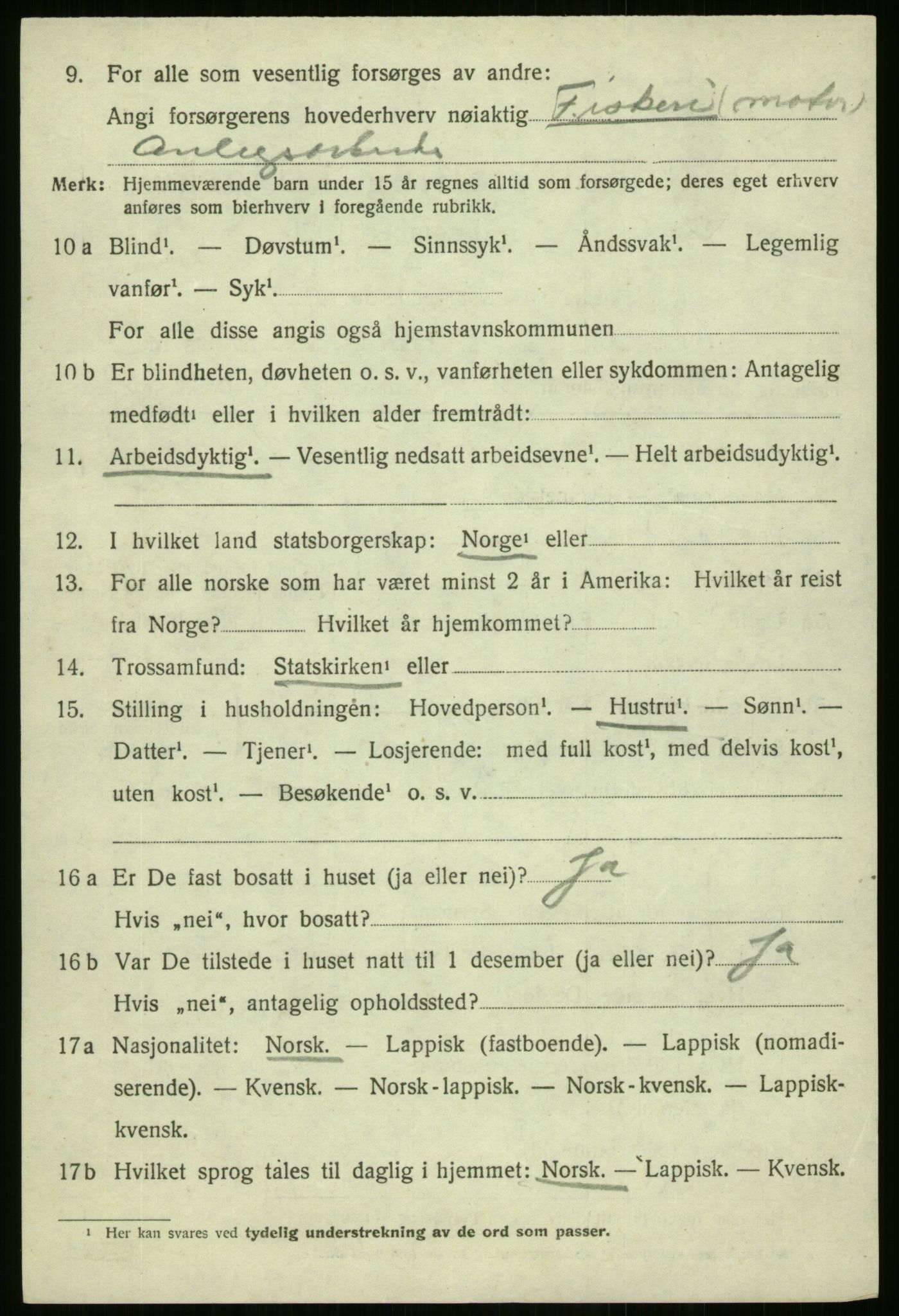 SATØ, Folketelling 1920 for 1942 Nordreisa herred, 1920, s. 1358