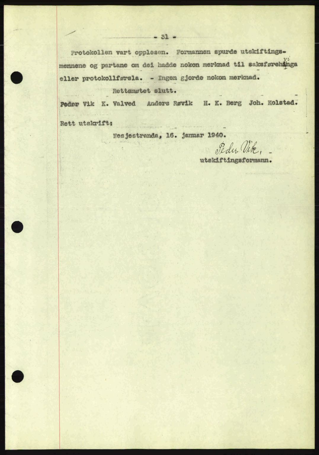 Romsdal sorenskriveri, AV/SAT-A-4149/1/2/2C: Pantebok nr. A8, 1939-1940, Dagboknr: 371/1940