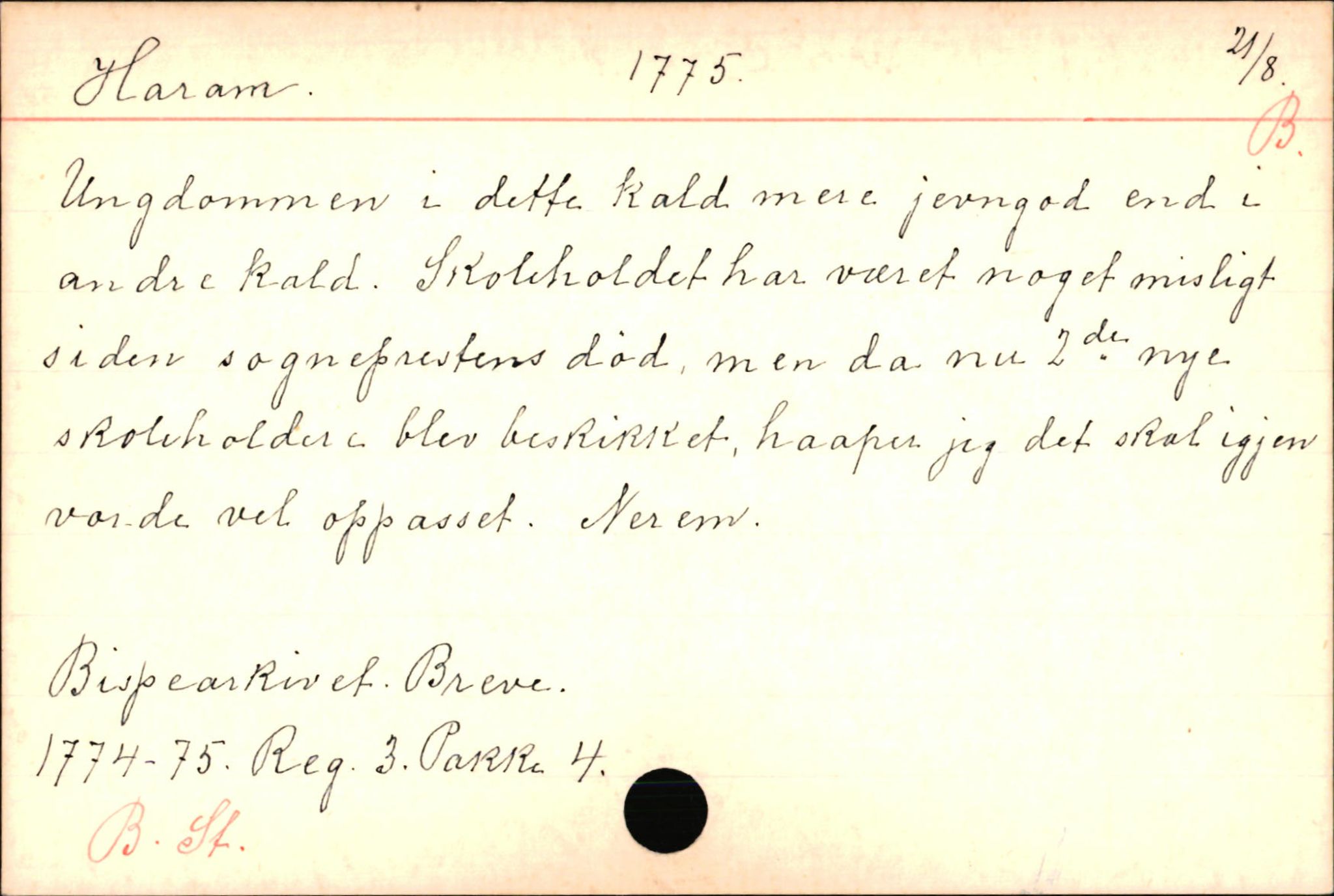 Haugen, Johannes - lærer, AV/SAB-SAB/PA-0036/01/L0001: Om klokkere og lærere, 1521-1904, s. 11337