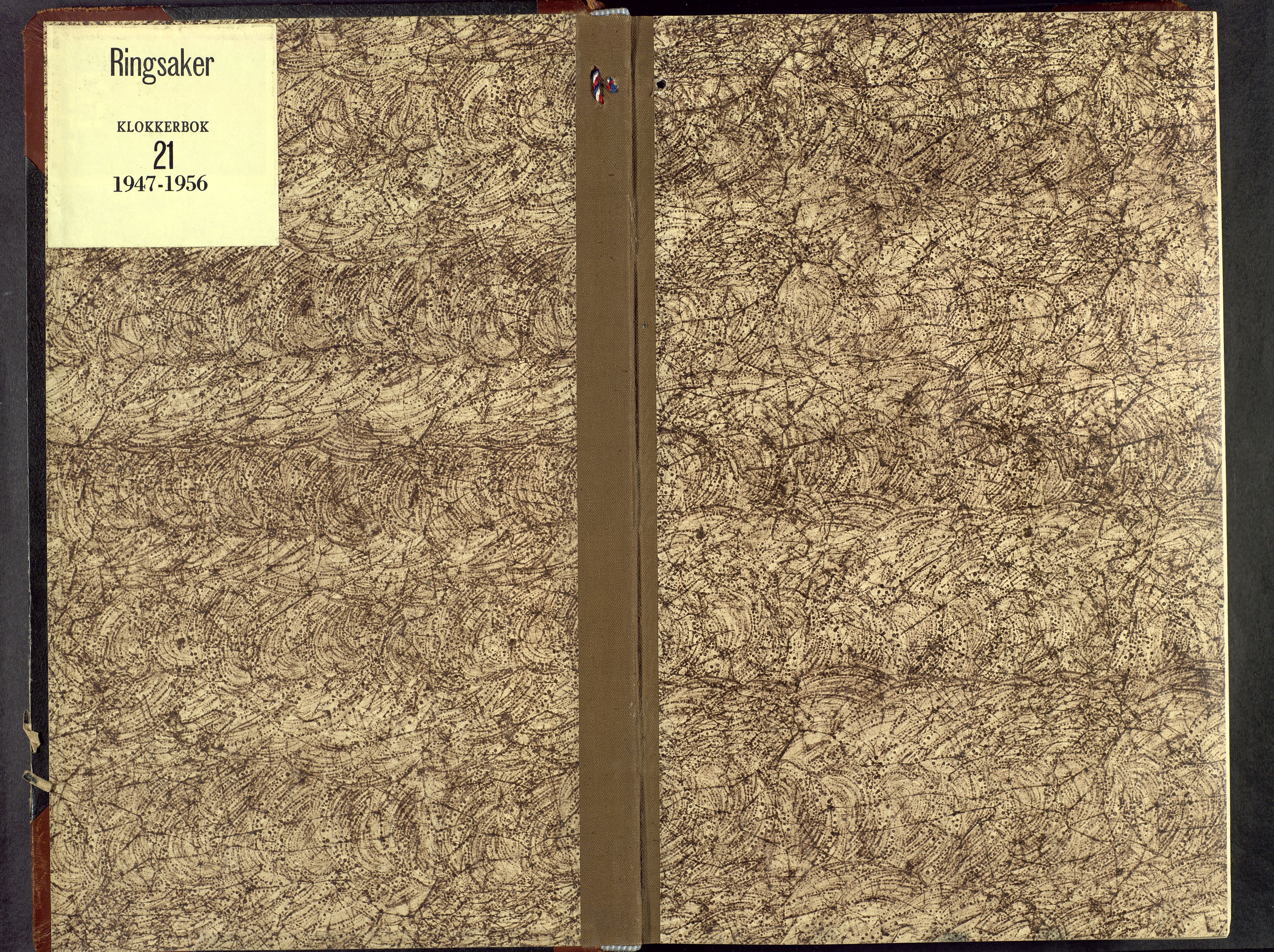 Ringsaker prestekontor, AV/SAH-PREST-014/L/La/L0021: Klokkerbok nr. 21, 1947-1956
