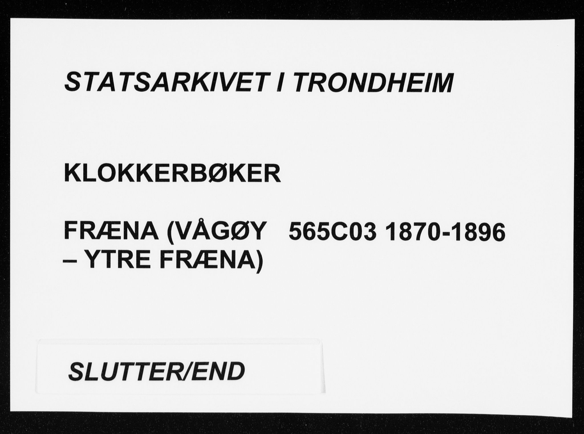 Ministerialprotokoller, klokkerbøker og fødselsregistre - Møre og Romsdal, AV/SAT-A-1454/565/L0754: Klokkerbok nr. 565C03, 1870-1896