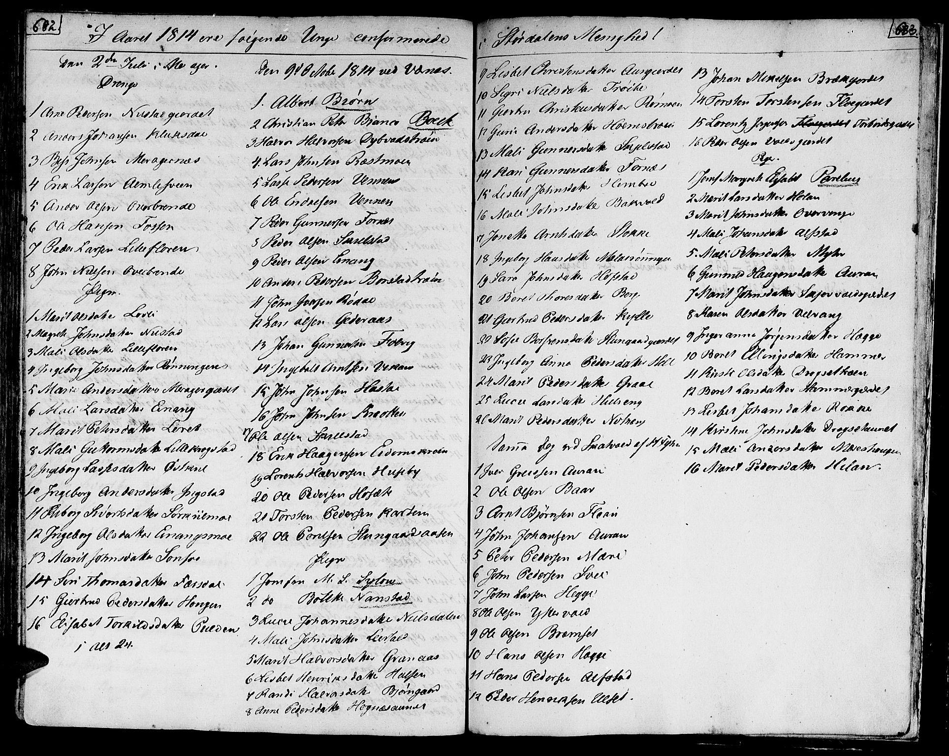 Ministerialprotokoller, klokkerbøker og fødselsregistre - Nord-Trøndelag, AV/SAT-A-1458/709/L0060: Ministerialbok nr. 709A07, 1797-1815, s. 682-683