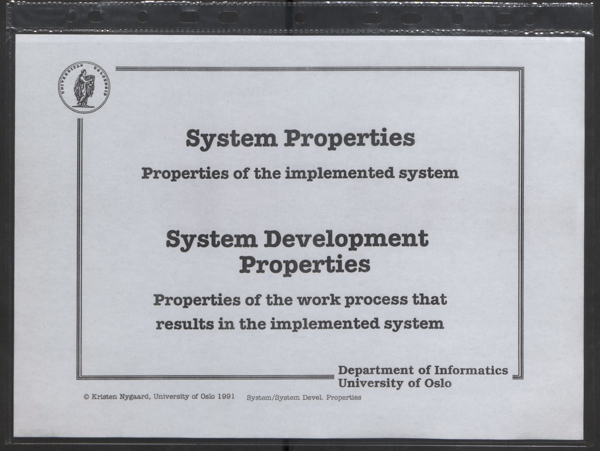 Nygaard, Kristen, AV/RA-PA-1398/F/Fh/L0003: Systemarbeid/brukermedvirkning, 1979-2002, s. 278