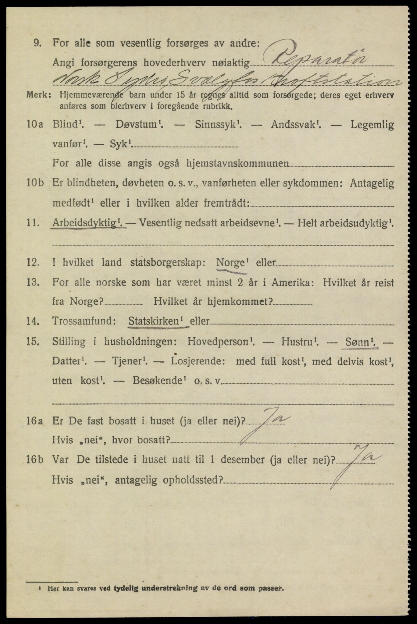 SAKO, Folketelling 1920 for 0823 Heddal herred, 1920, s. 8307