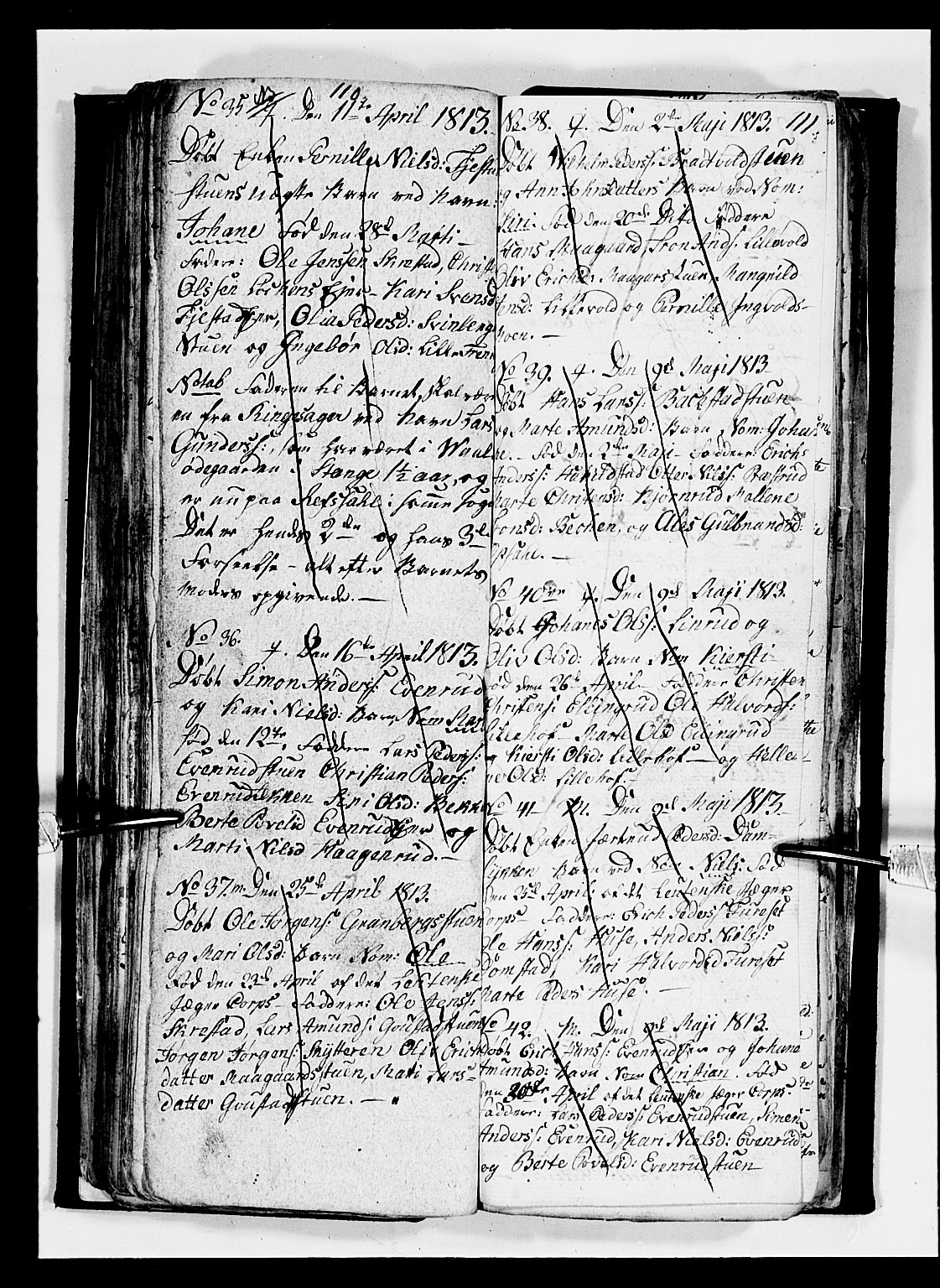 Romedal prestekontor, AV/SAH-PREST-004/L/L0004: Klokkerbok nr. 4, 1807-1814, s. 110-111