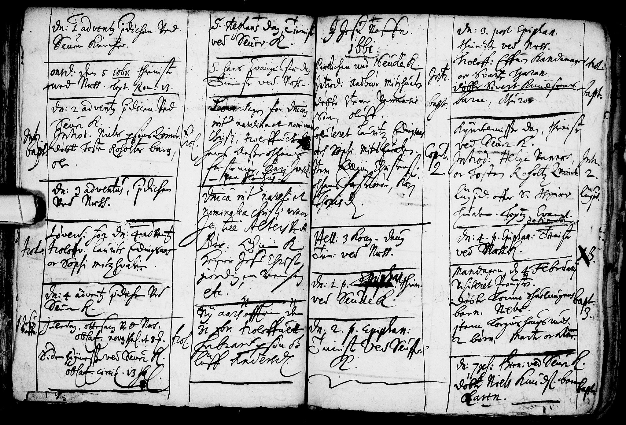 Sauherad kirkebøker, AV/SAKO-A-298/F/Fa/L0001: Ministerialbok nr. I 1, 1649-1681