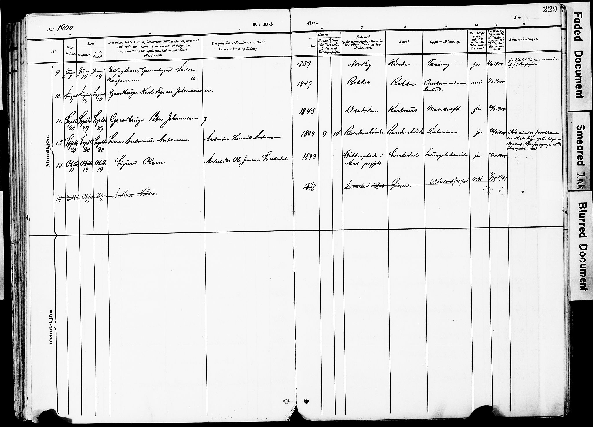 Vestby prestekontor Kirkebøker, AV/SAO-A-10893/F/Fa/L0010: Ministerialbok nr. I 10, 1900-1926, s. 229