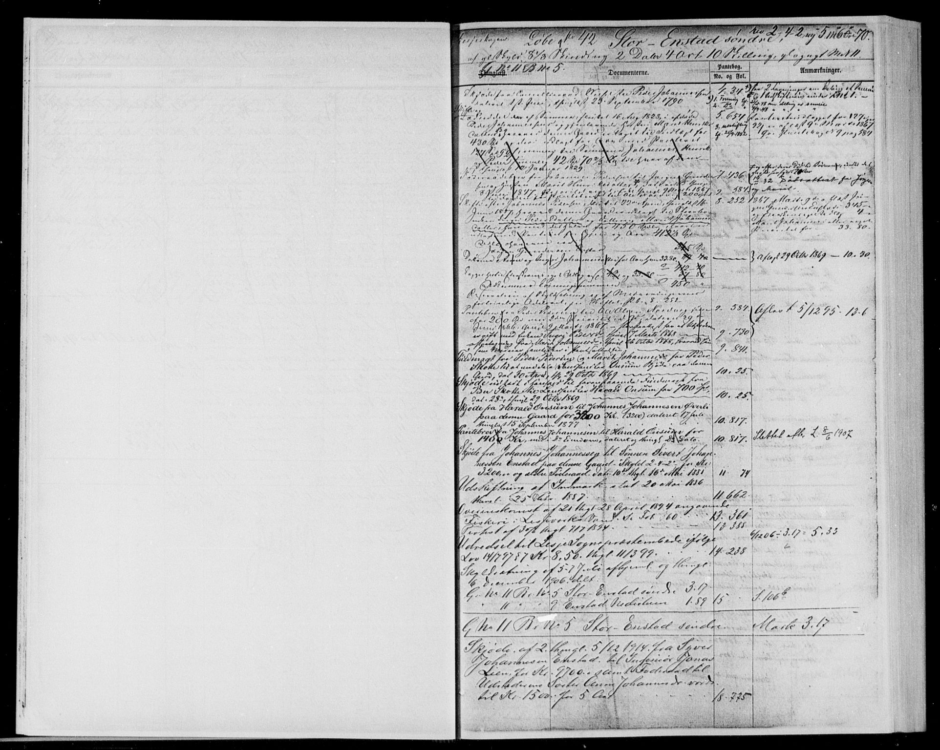 Nord-Gudbrandsdal tingrett, AV/SAH-TING-002/H/Ha/Hac/L0001: Panteregister nr. 1, 1863-1950, s. 70