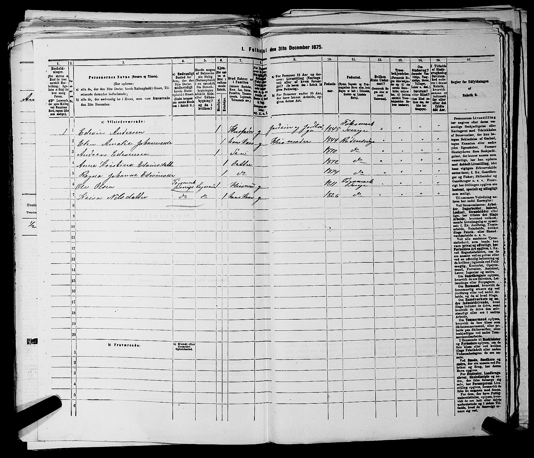 RA, Folketelling 1875 for 0120P Rødenes prestegjeld, 1875, s. 658