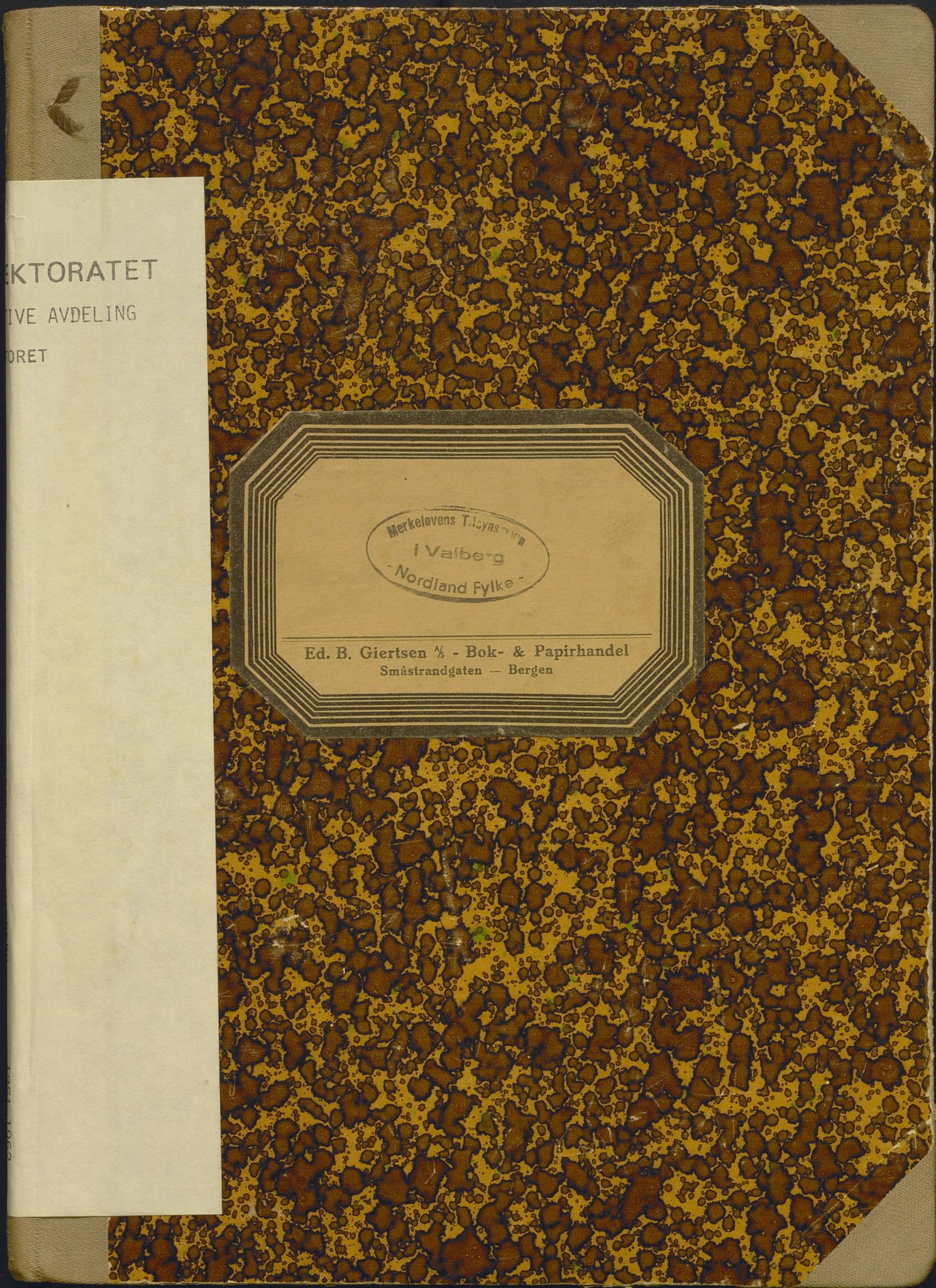Fiskeridirektoratet - 1 Adm. ledelse - 13 Båtkontoret, AV/SAB-A-2003/I/Ia/Iac/L0187: 135.0363/2 Merkeprotokoll - Valberg, 1951-1962