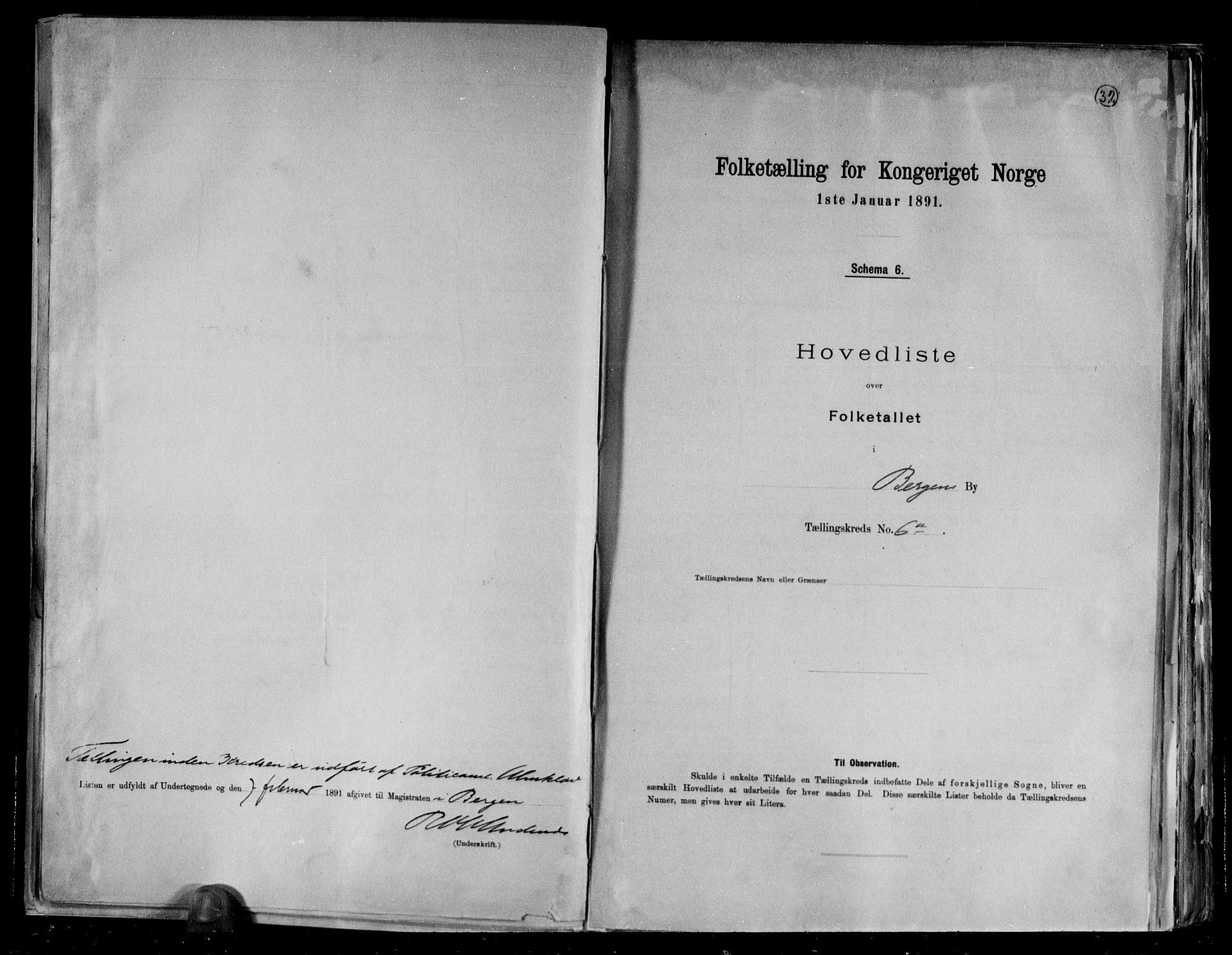 RA, Folketelling 1891 for 1301 Bergen kjøpstad, 1891, s. 32