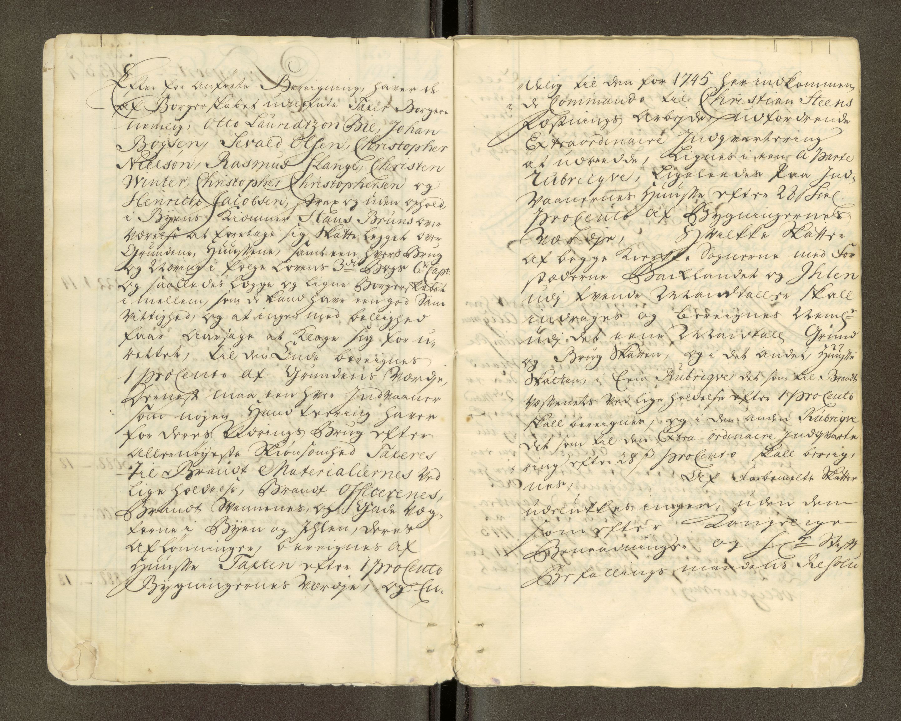 Trondheim magistrat, AV/SAT-A-4372/D/Da/L0007: Skattemanntall, 1740-1745, s. 435