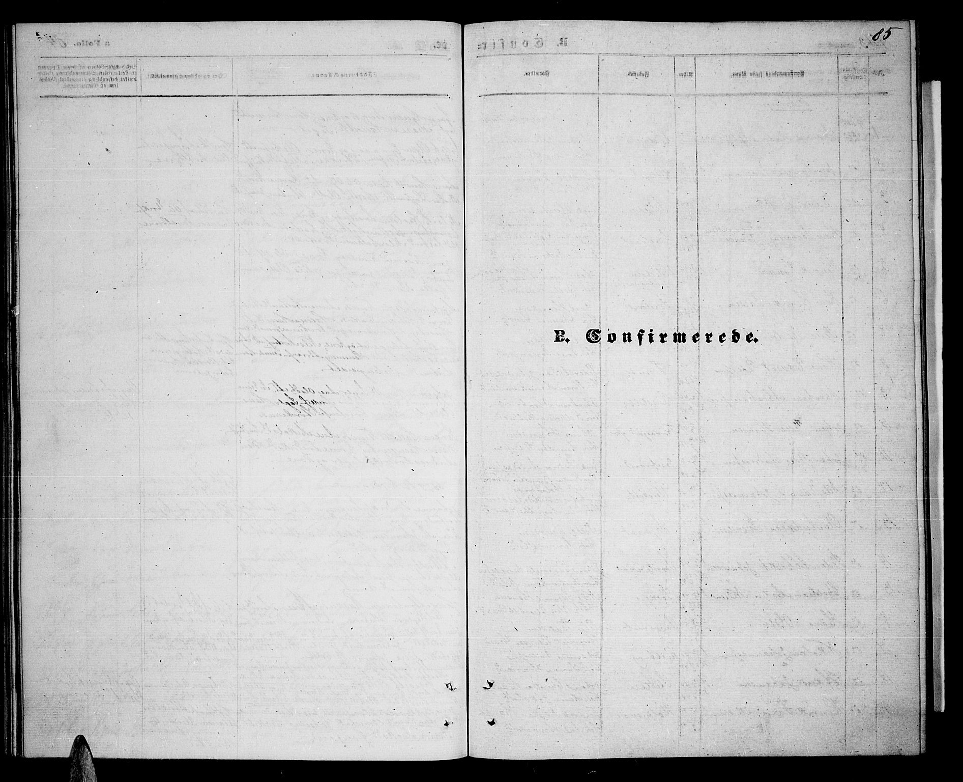 Balsfjord sokneprestembete, AV/SATØ-S-1303/G/Ga/L0006klokker: Klokkerbok nr. 6, 1863-1878, s. 85