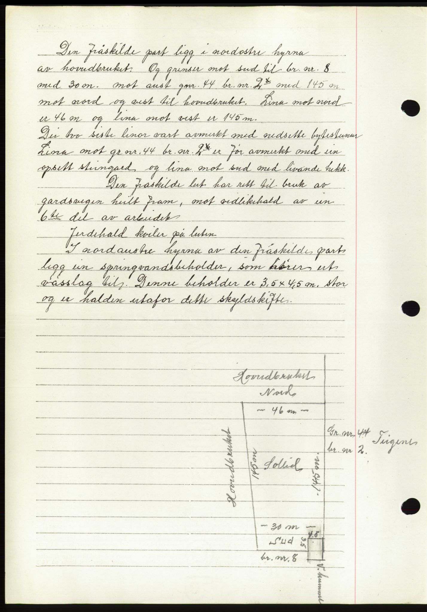 Søre Sunnmøre sorenskriveri, AV/SAT-A-4122/1/2/2C/L0077: Pantebok nr. 3A, 1945-1946, Dagboknr: 43/1946