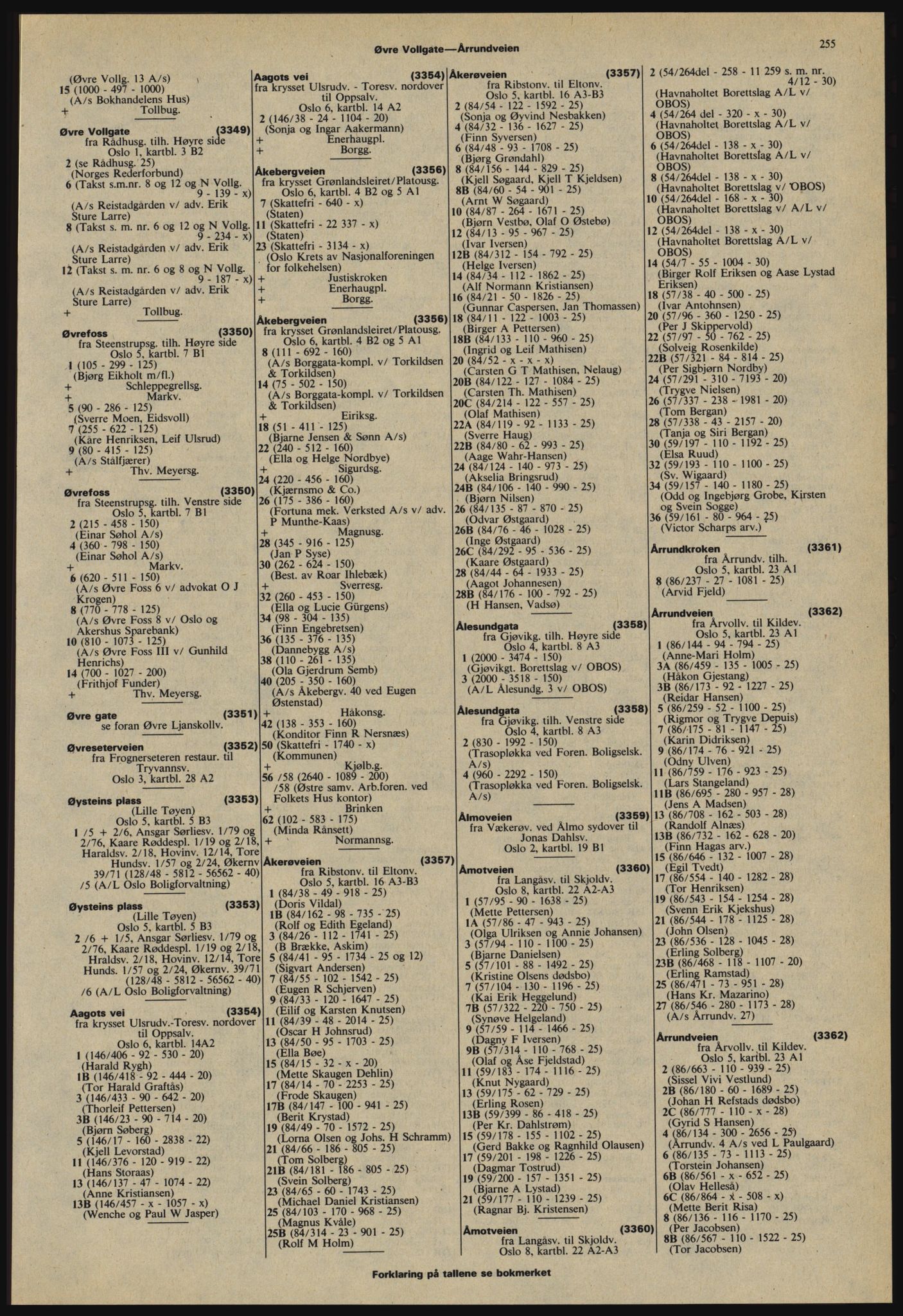 Kristiania/Oslo adressebok, PUBL/-, 1978-1979, s. 255