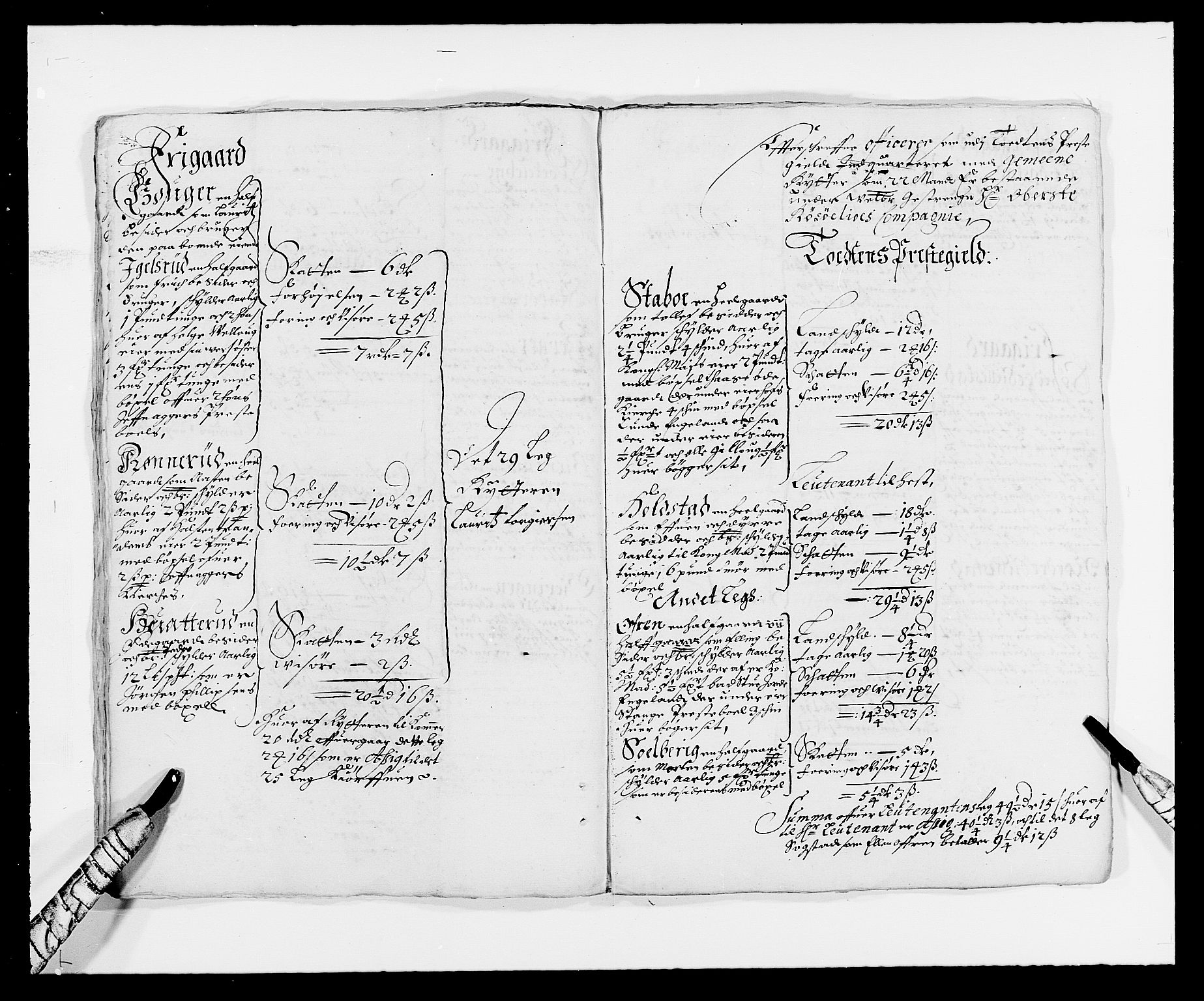 Rentekammeret inntil 1814, Reviderte regnskaper, Fogderegnskap, AV/RA-EA-4092/R18/L1288: Fogderegnskap Hadeland, Toten og Valdres, 1689, s. 240