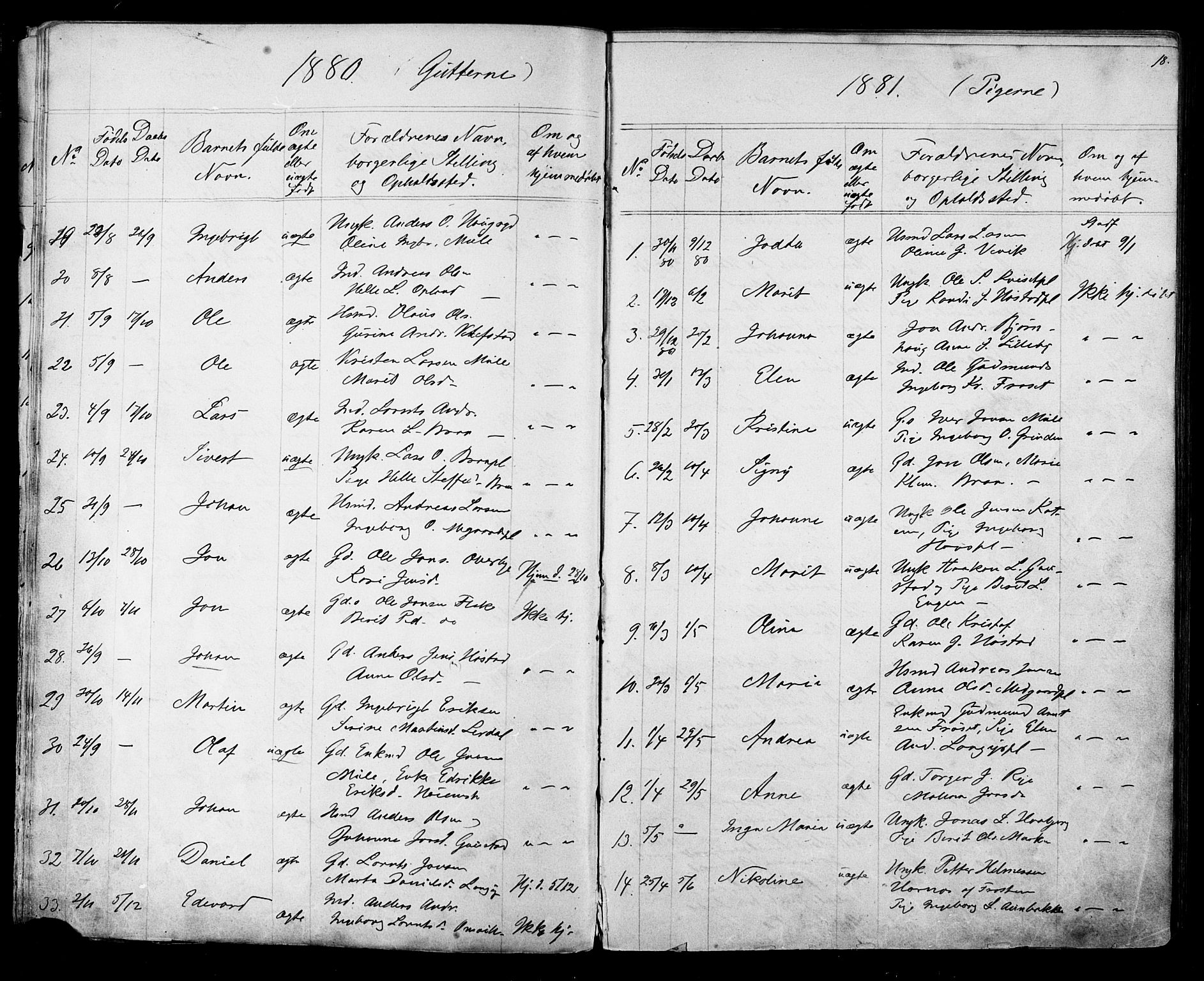 Ministerialprotokoller, klokkerbøker og fødselsregistre - Sør-Trøndelag, AV/SAT-A-1456/612/L0387: Klokkerbok nr. 612C03, 1874-1908, s. 18