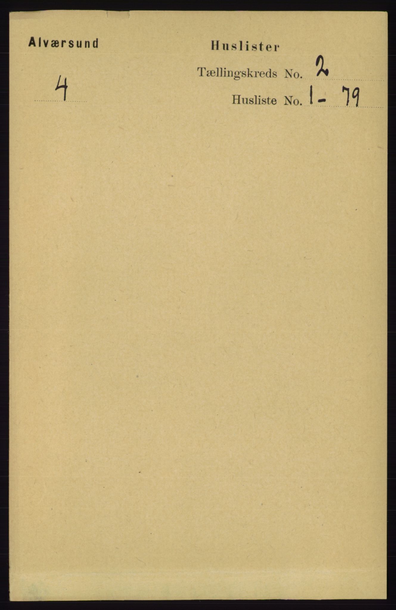 RA, Folketelling 1891 for 1257 Alversund herred, 1891, s. 379