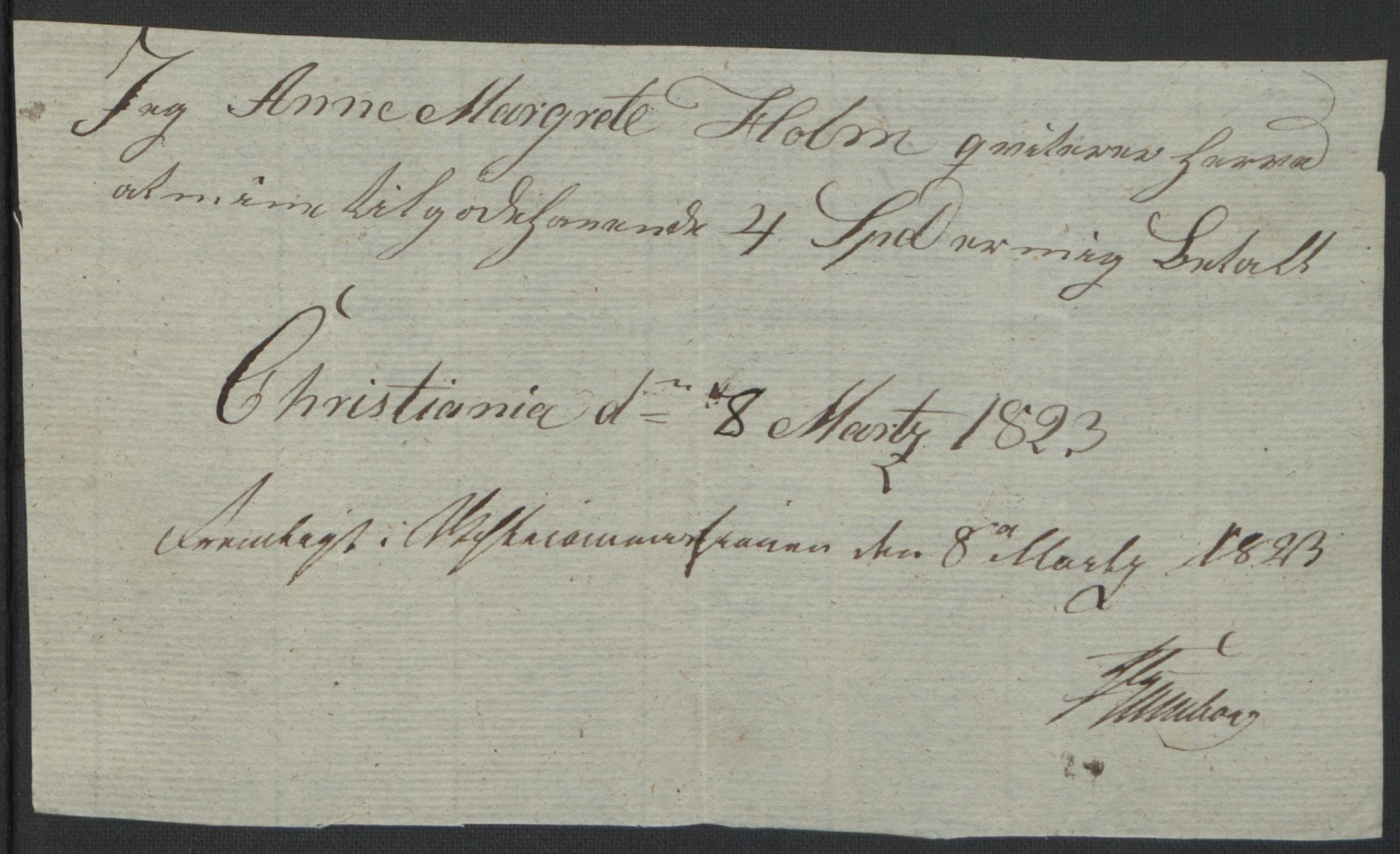 Forsvaret, Generalauditøren, AV/RA-RAFA-1772/F/Fj/Fjb/L0005: Skifter 1818 - 1823, 1818-1823, s. 204