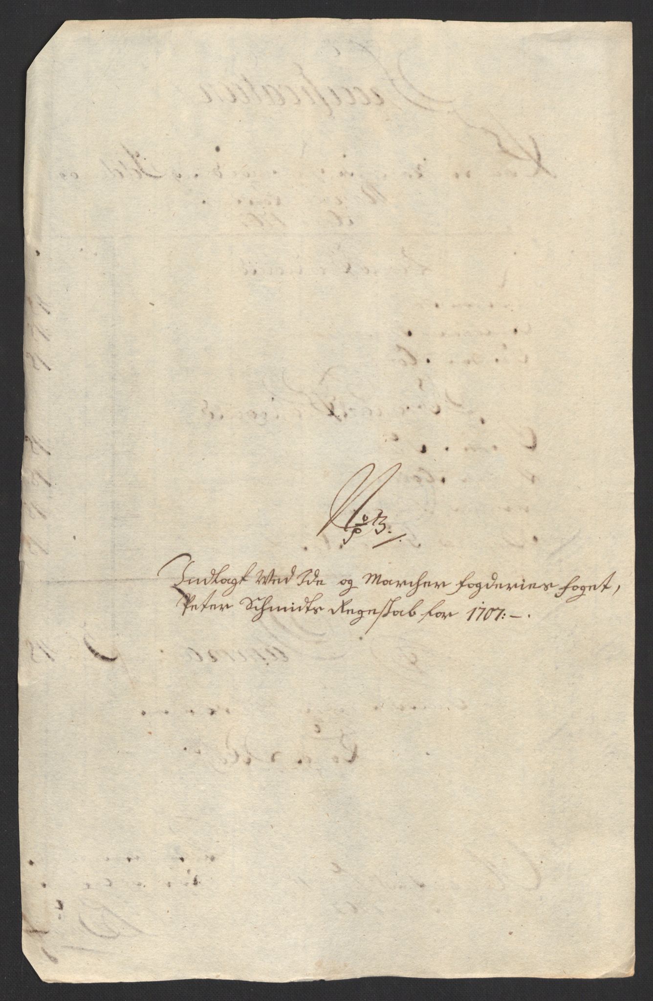 Rentekammeret inntil 1814, Reviderte regnskaper, Fogderegnskap, AV/RA-EA-4092/R01/L0018: Fogderegnskap Idd og Marker, 1707-1709, s. 71