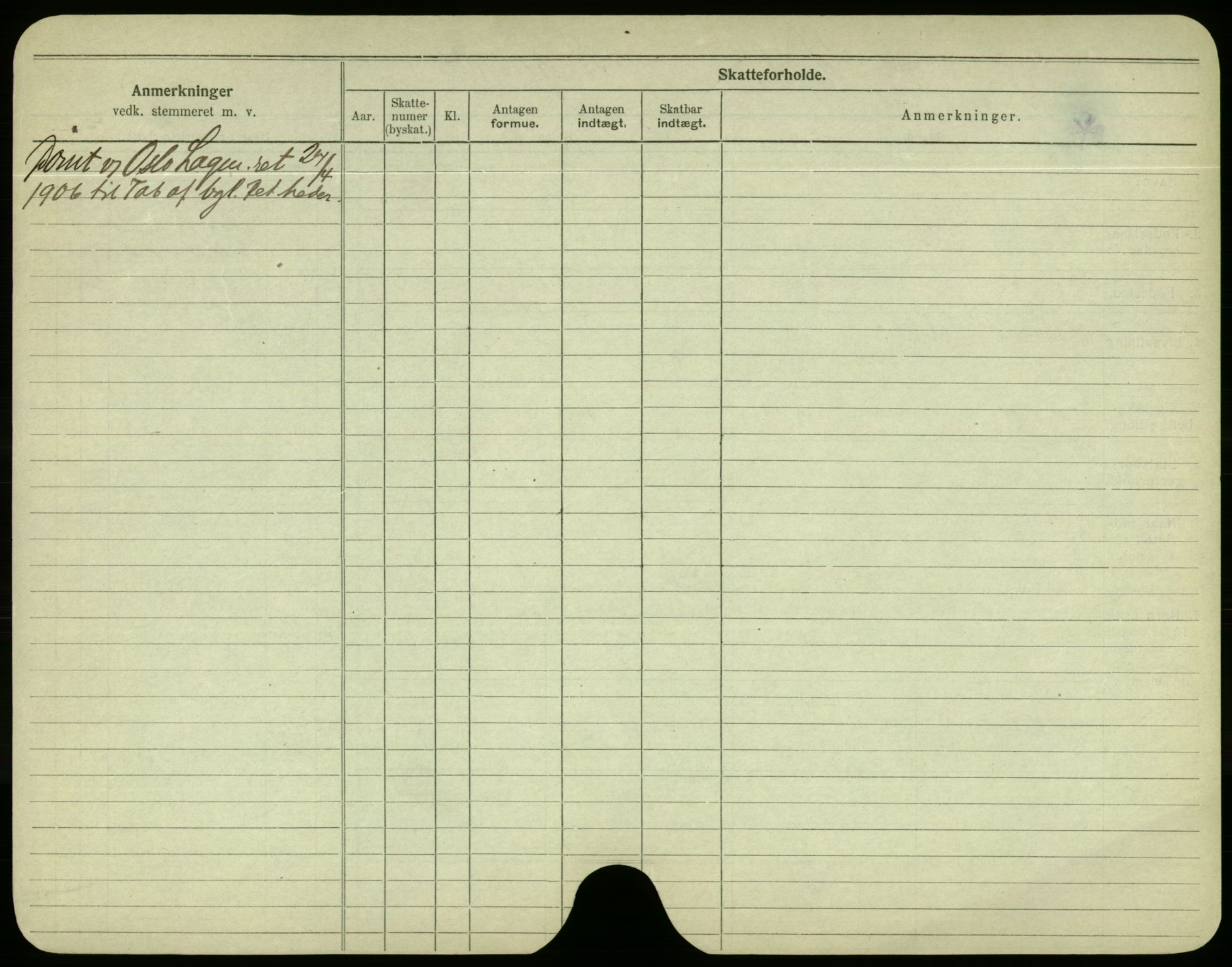 Oslo folkeregister, Registerkort, SAO/A-11715/F/Fa/Fac/L0004: Menn, 1906-1914, s. 602b