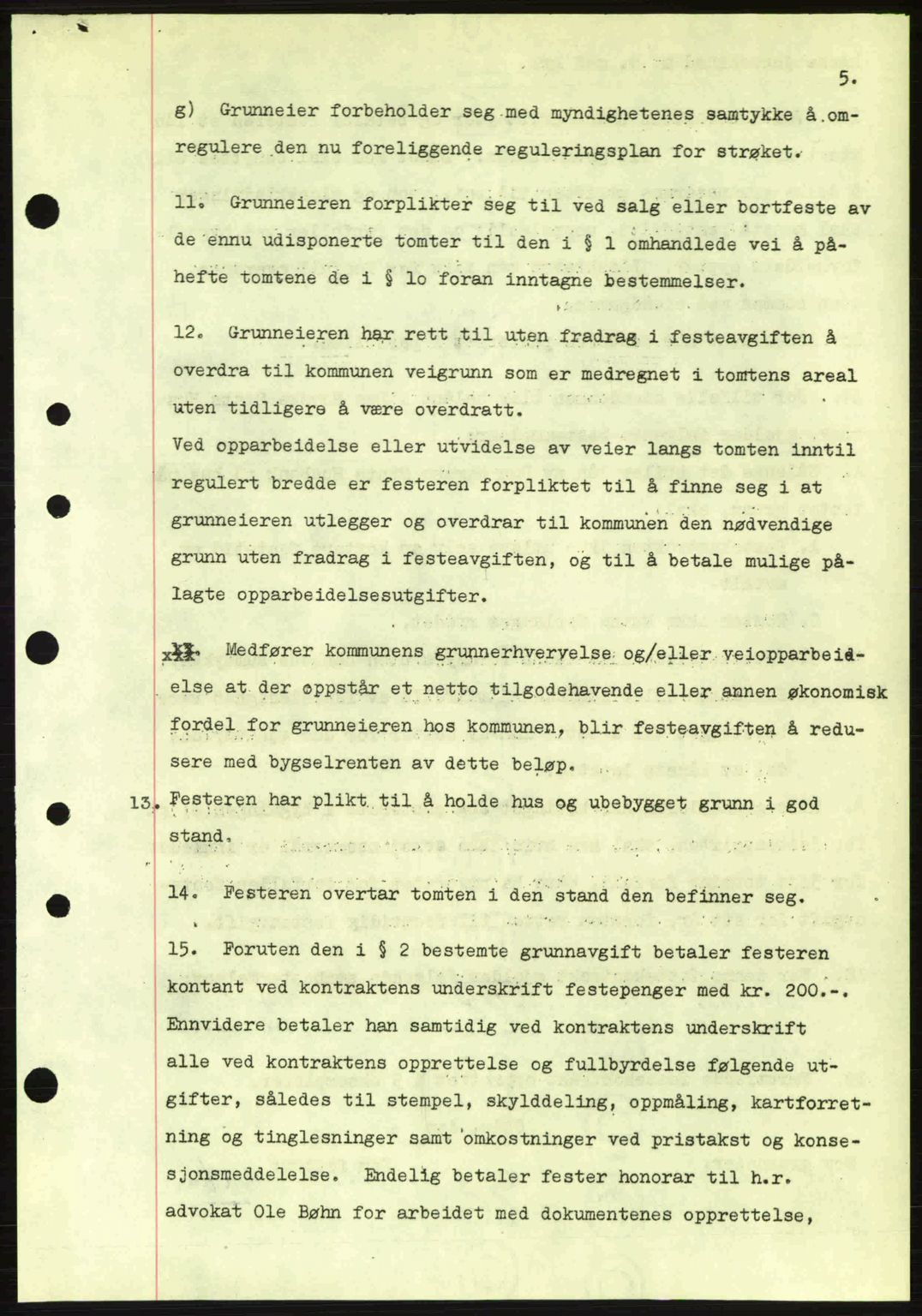 Oslo byskriverembete, AV/SAO-A-10227/G/Gb/Gbd/Gbda/L0017: Pantebok nr. A215, 1949-1950, Dagboknr: 15435/1949