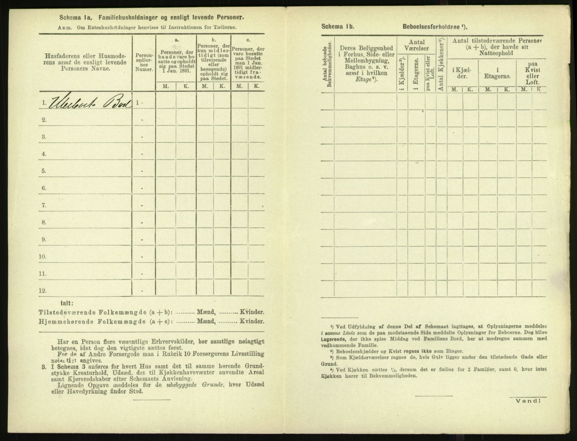 RA, Folketelling 1891 for 1002 Mandal ladested, 1891, s. 1240