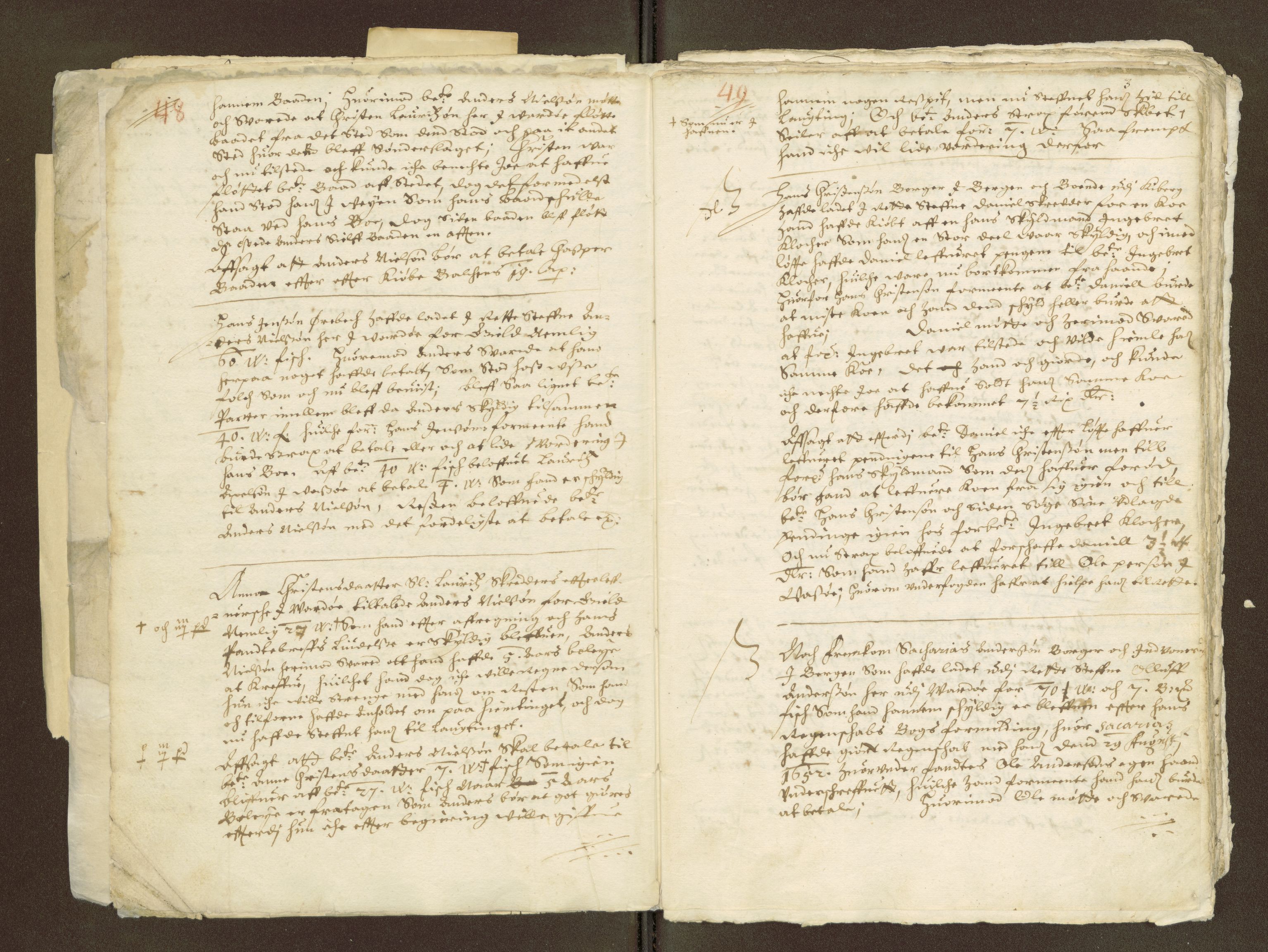 Nordland og Finnmarks lagstol, AV/SAT-A-5608/X/L0001: Lagtingsprotokoll , 1647-1668, s. 48-49