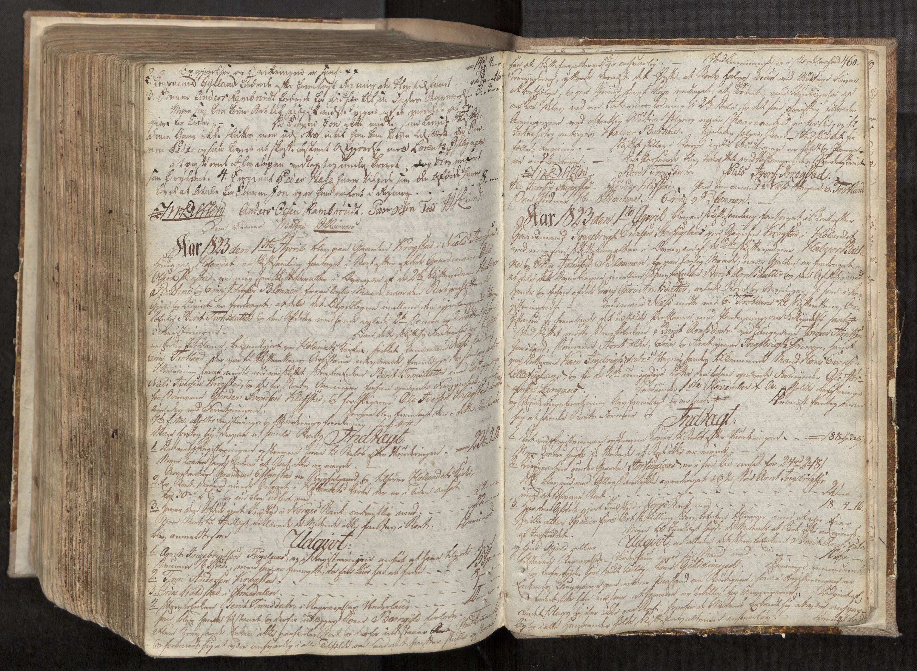 Gauldal sorenskriveri, AV/SAT-A-0014/1/3/3B/L0001: Skiftebehandlingsprotokoll, 1805-1823, s. 460