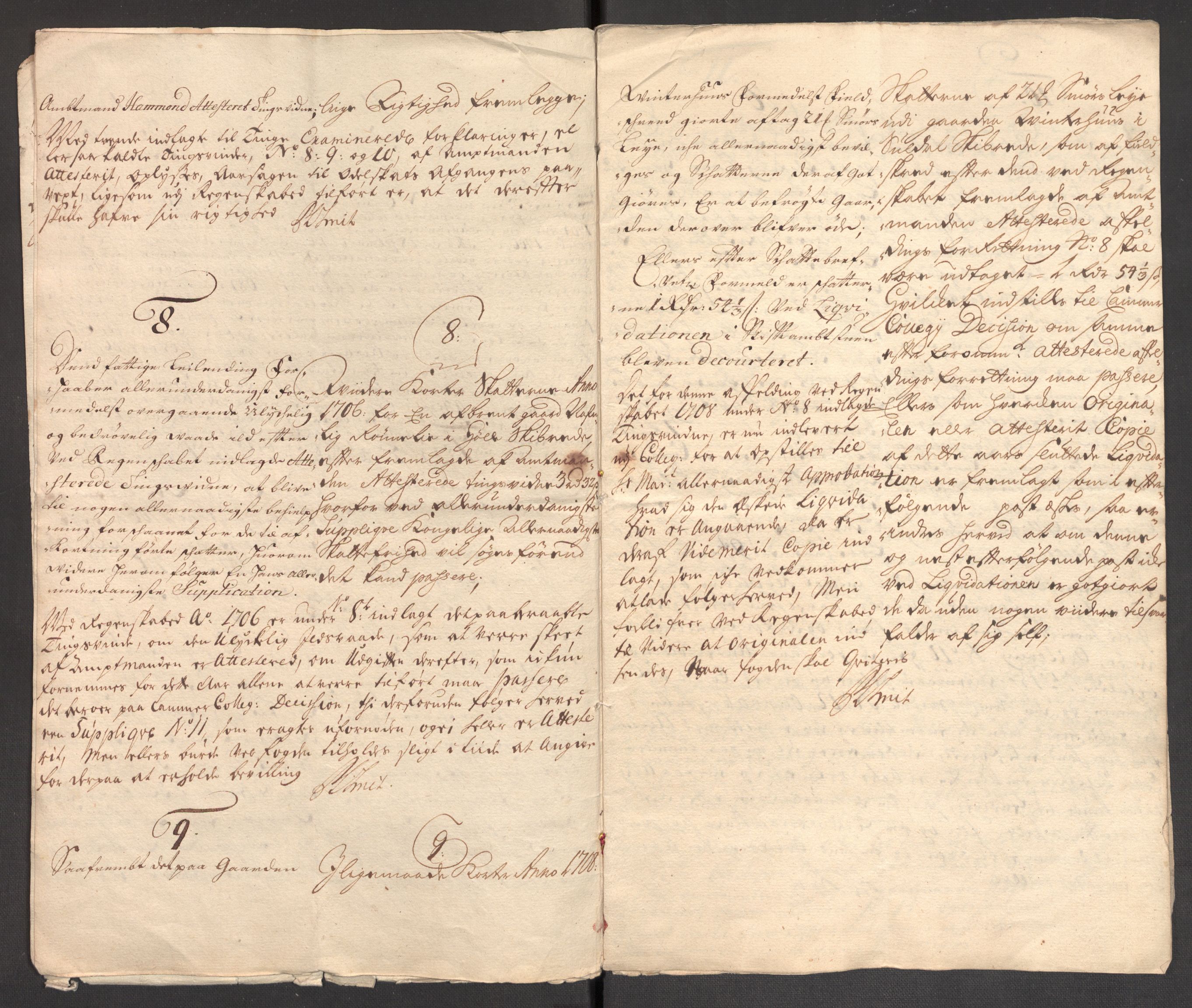 Rentekammeret inntil 1814, Reviderte regnskaper, Fogderegnskap, AV/RA-EA-4092/R47/L2861: Fogderegnskap Ryfylke, 1706-1709, s. 252