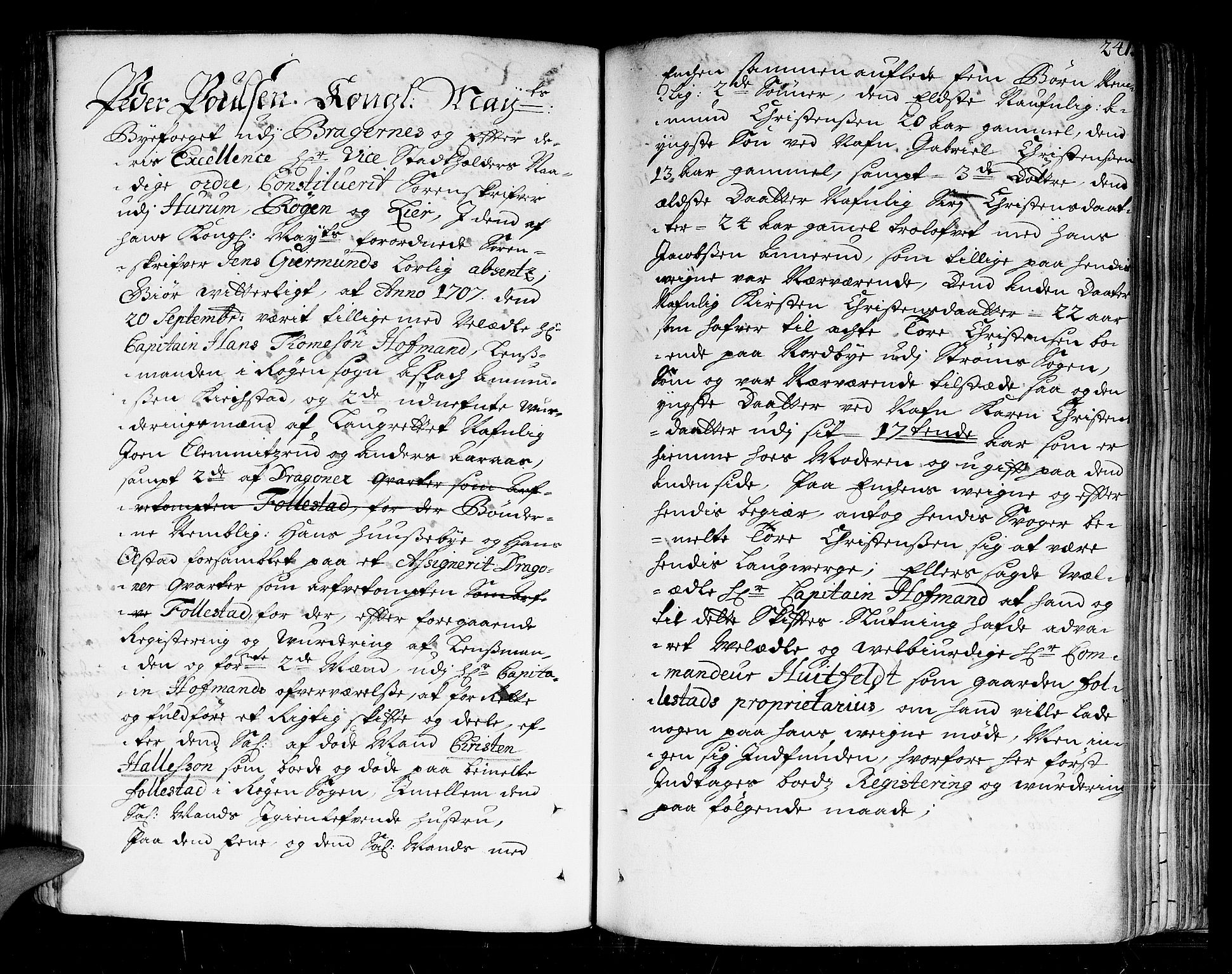 Lier, Røyken og Hurum sorenskriveri, AV/SAKO-A-89/H/Hc/L0001: Skifteprotokoll, 1701-1708, s. 240b-241a