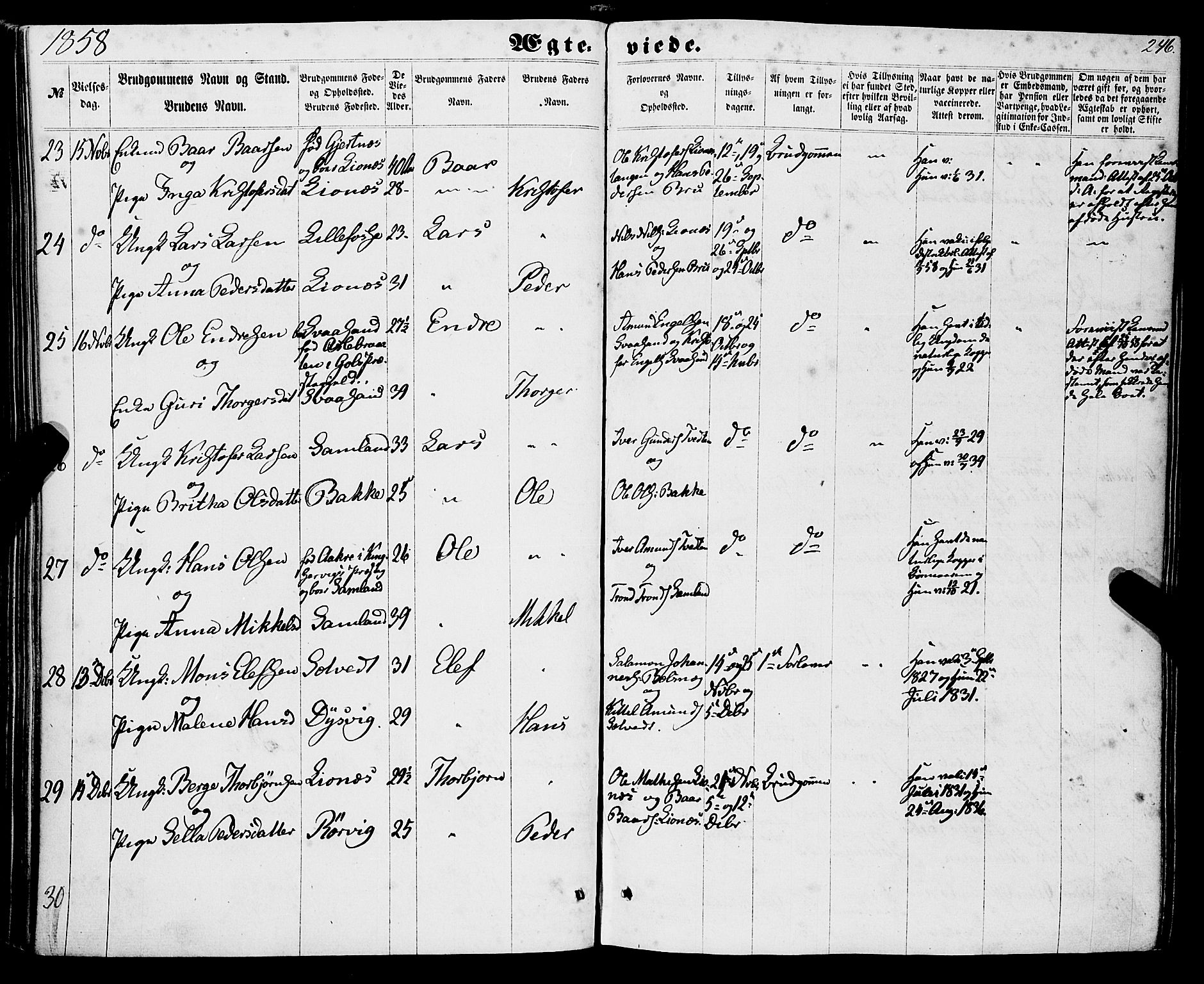 Strandebarm sokneprestembete, AV/SAB-A-78401/H/Haa: Ministerialbok nr. A 8, 1858-1872, s. 246