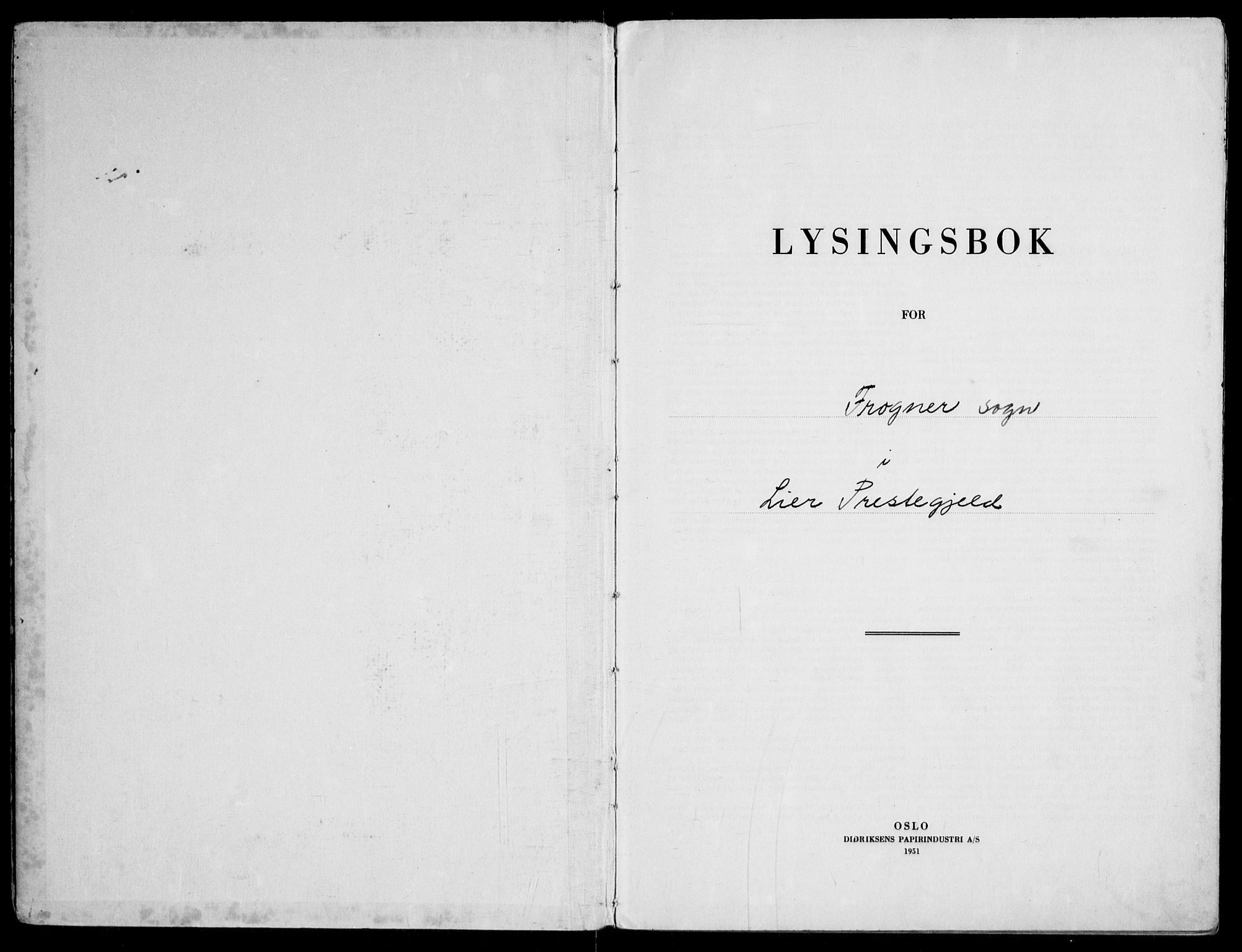 Lier kirkebøker, SAKO/A-230/H/Ha/L0004: Lysningsprotokoll nr. 4, 1955-1969