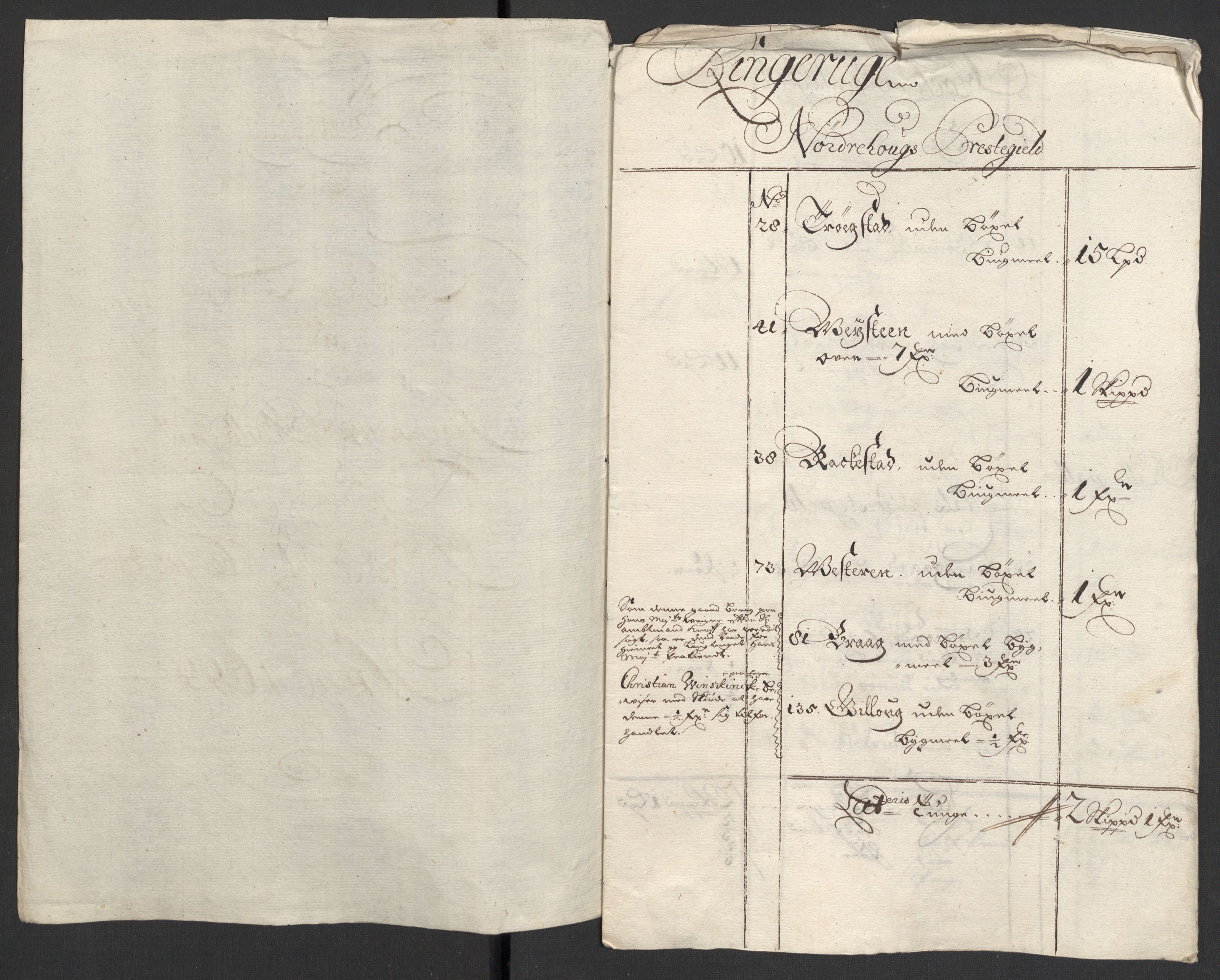 Rentekammeret inntil 1814, Reviderte regnskaper, Fogderegnskap, RA/EA-4092/R22/L1456: Fogderegnskap Ringerike, Hallingdal og Buskerud, 1699, s. 20