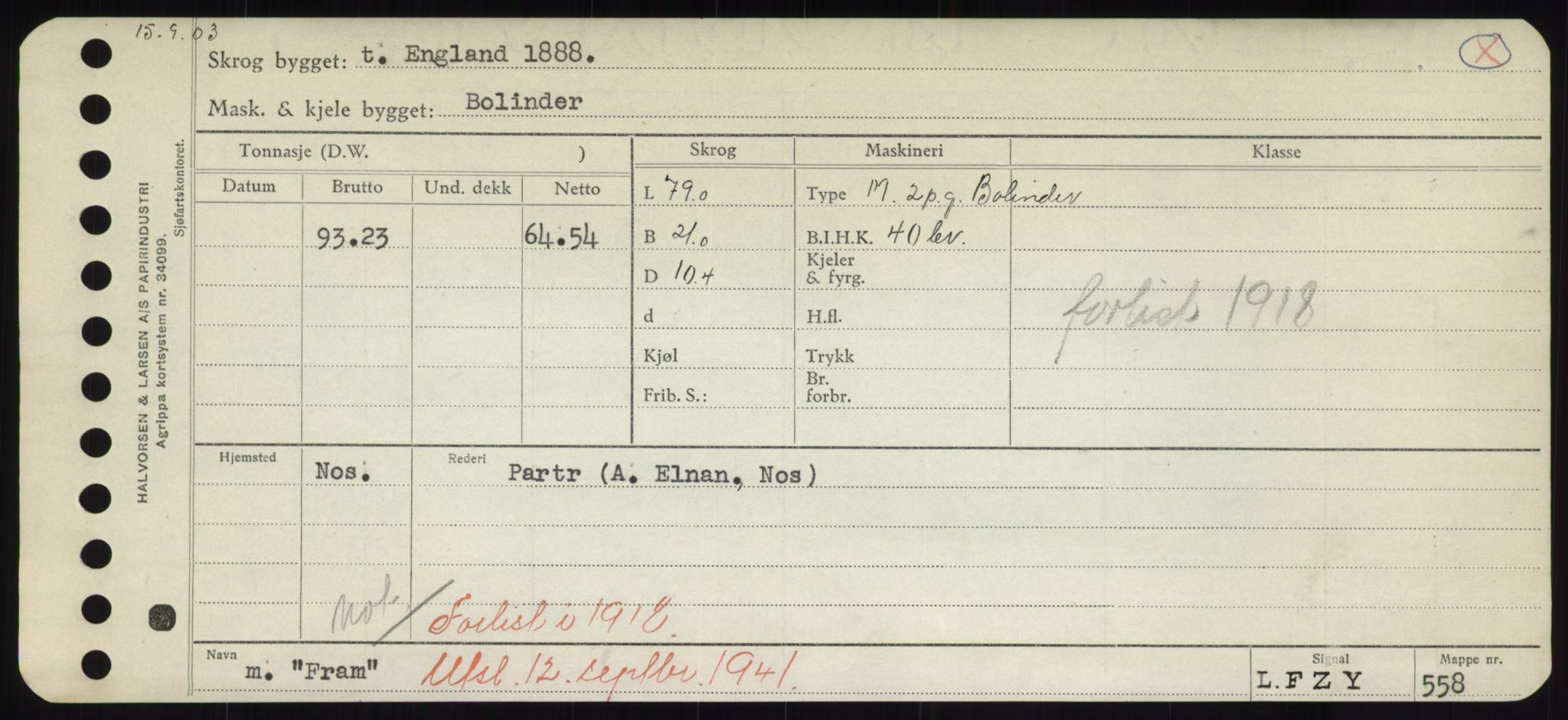 Sjøfartsdirektoratet med forløpere, Skipsmålingen, AV/RA-S-1627/H/Hd/L0011: Fartøy, Fla-Får, s. 267