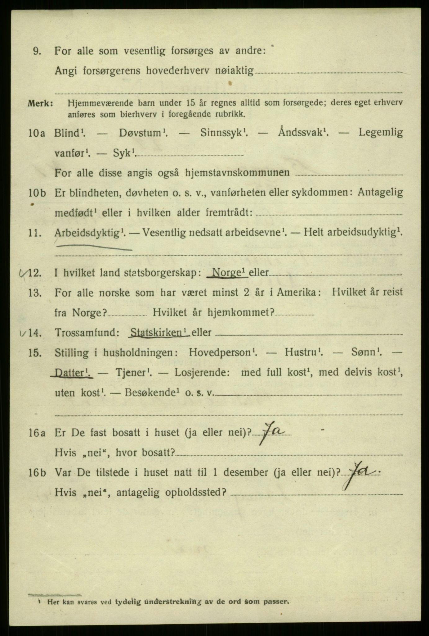 SAB, Folketelling 1920 for 1301 Bergen kjøpstad, 1920, s. 141081