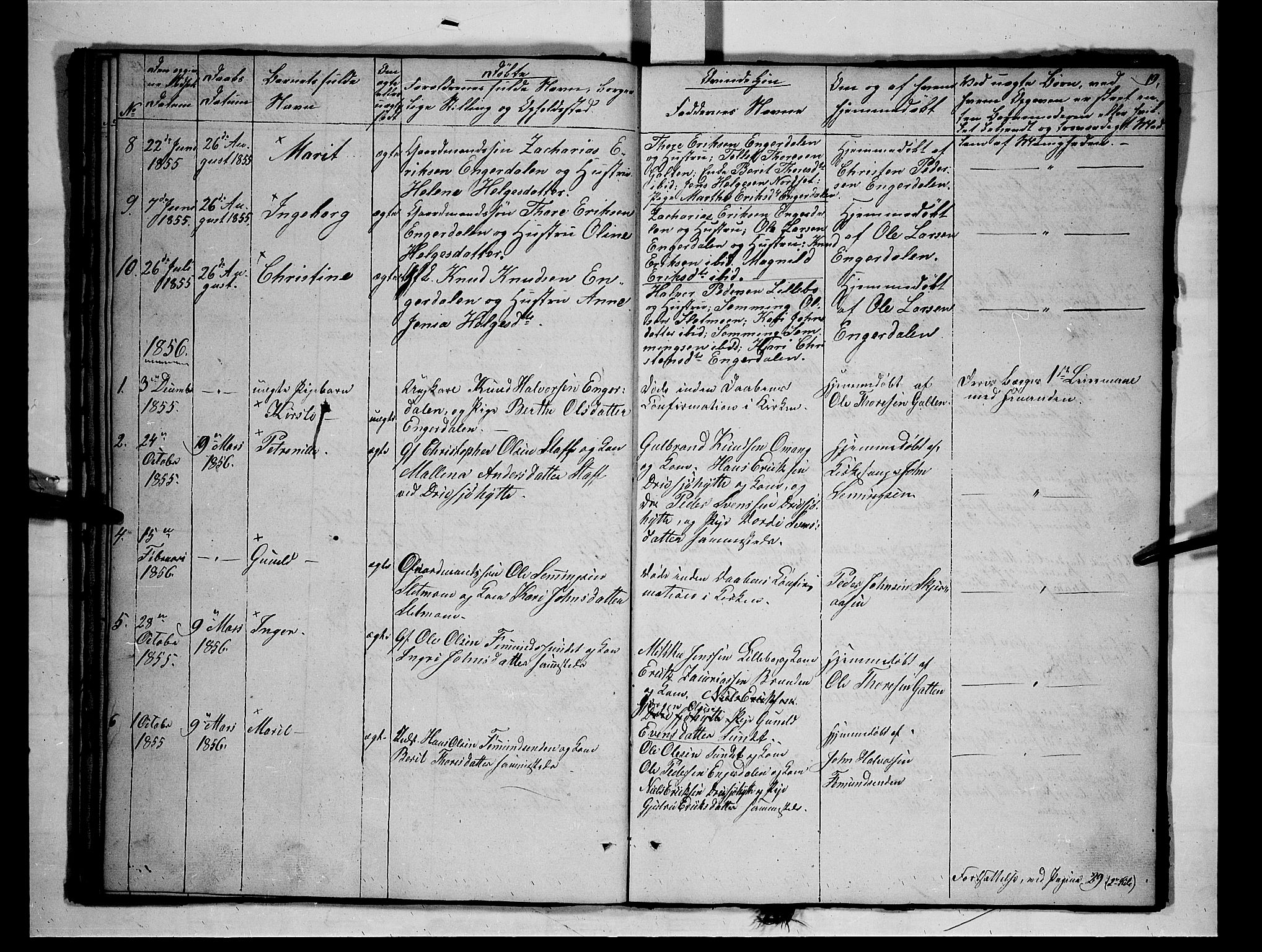 Rendalen prestekontor, AV/SAH-PREST-054/H/Ha/Hab/L0001: Klokkerbok nr. 1, 1847-1857, s. 19