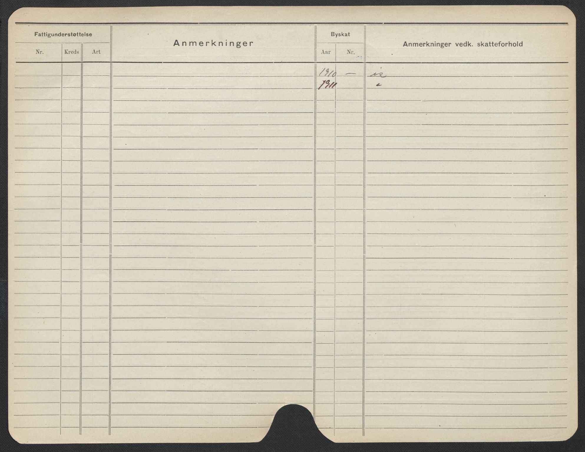 Oslo folkeregister, Registerkort, SAO/A-11715/F/Fa/Fac/L0021: Kvinner, 1906-1914, s. 474b