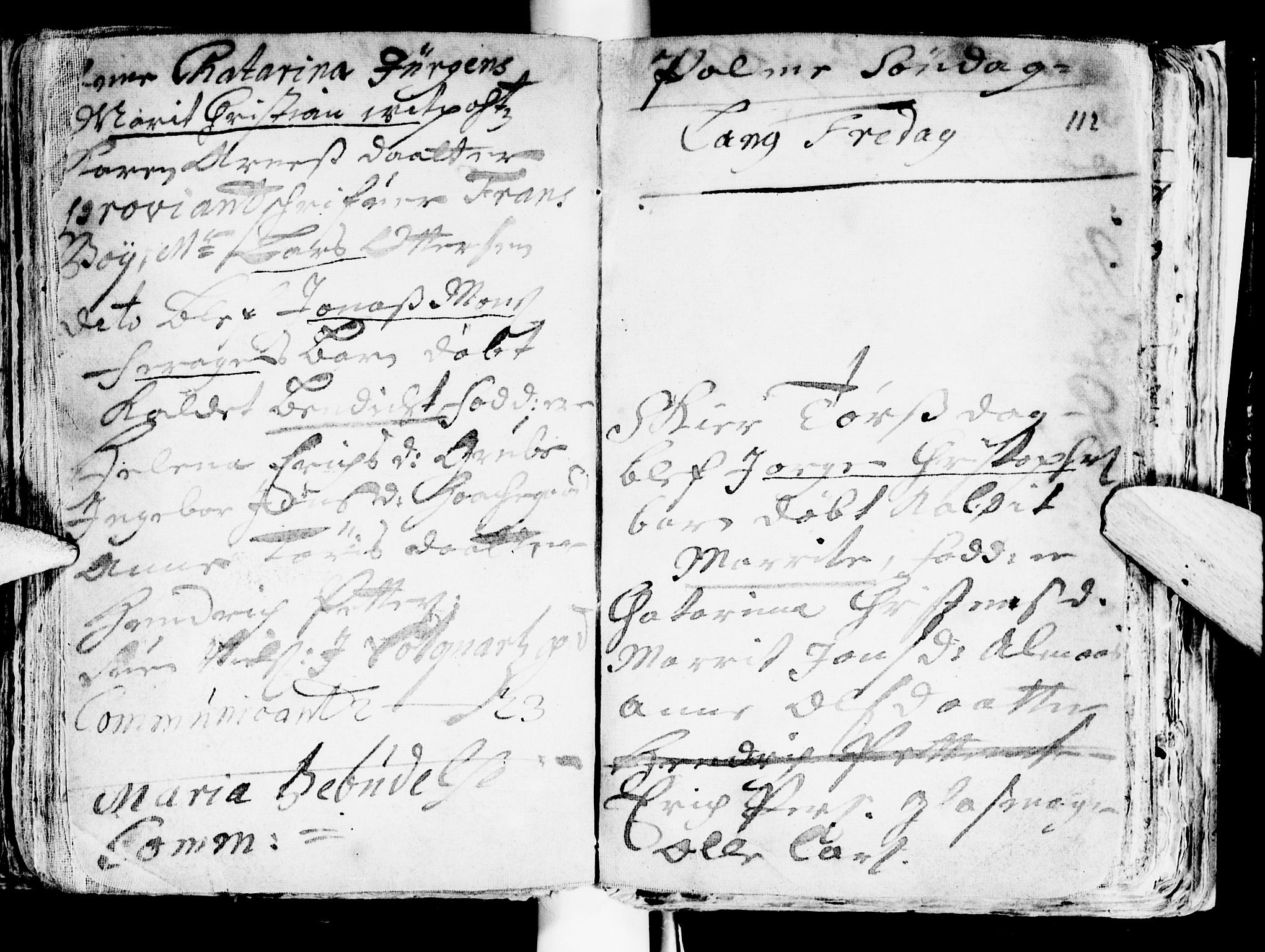 Ministerialprotokoller, klokkerbøker og fødselsregistre - Sør-Trøndelag, AV/SAT-A-1456/681/L0923: Ministerialbok nr. 681A01, 1691-1700, s. 112