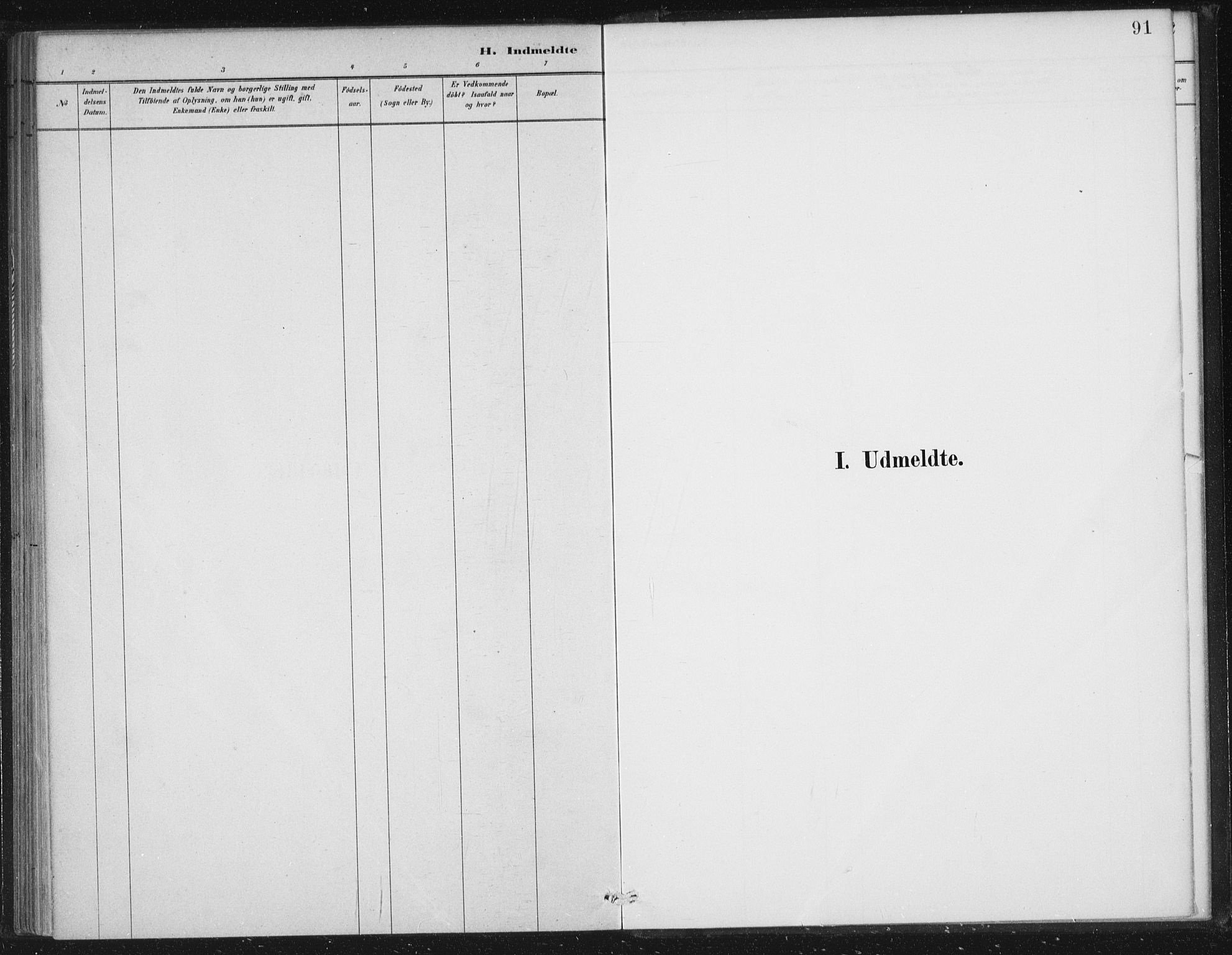 Gloppen sokneprestembete, SAB/A-80101/H/Haa/Haae/L0001: Ministerialbok nr. E  1, 1885-1904, s. 91