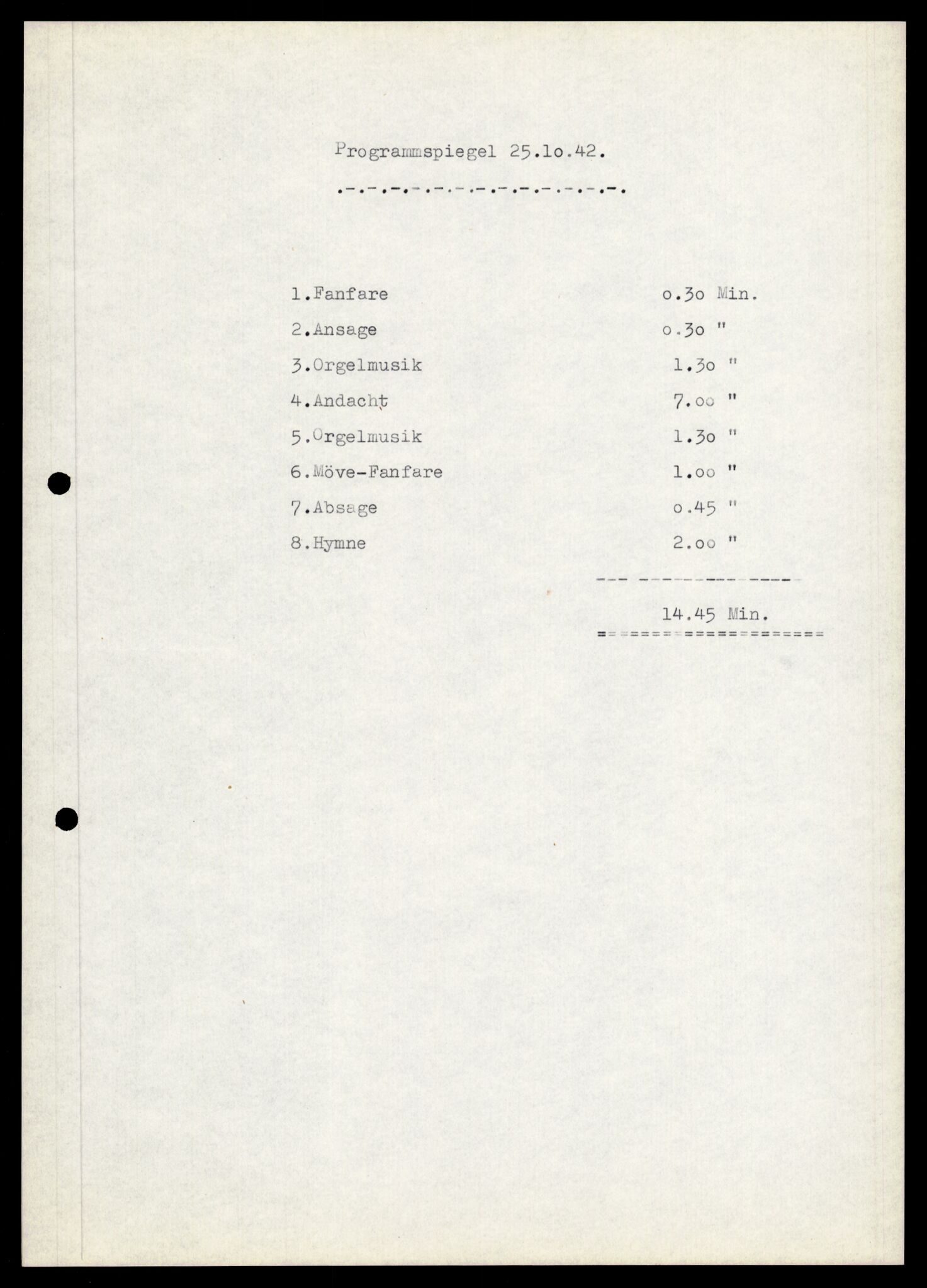 Forsvarets Overkommando. 2 kontor. Arkiv 11.4. Spredte tyske arkivsaker, AV/RA-RAFA-7031/D/Dar/Darb/L0009: Reichskommissariat - Hauptabteilung Volksaufklärung und Propaganda, 1940-1942, s. 1165