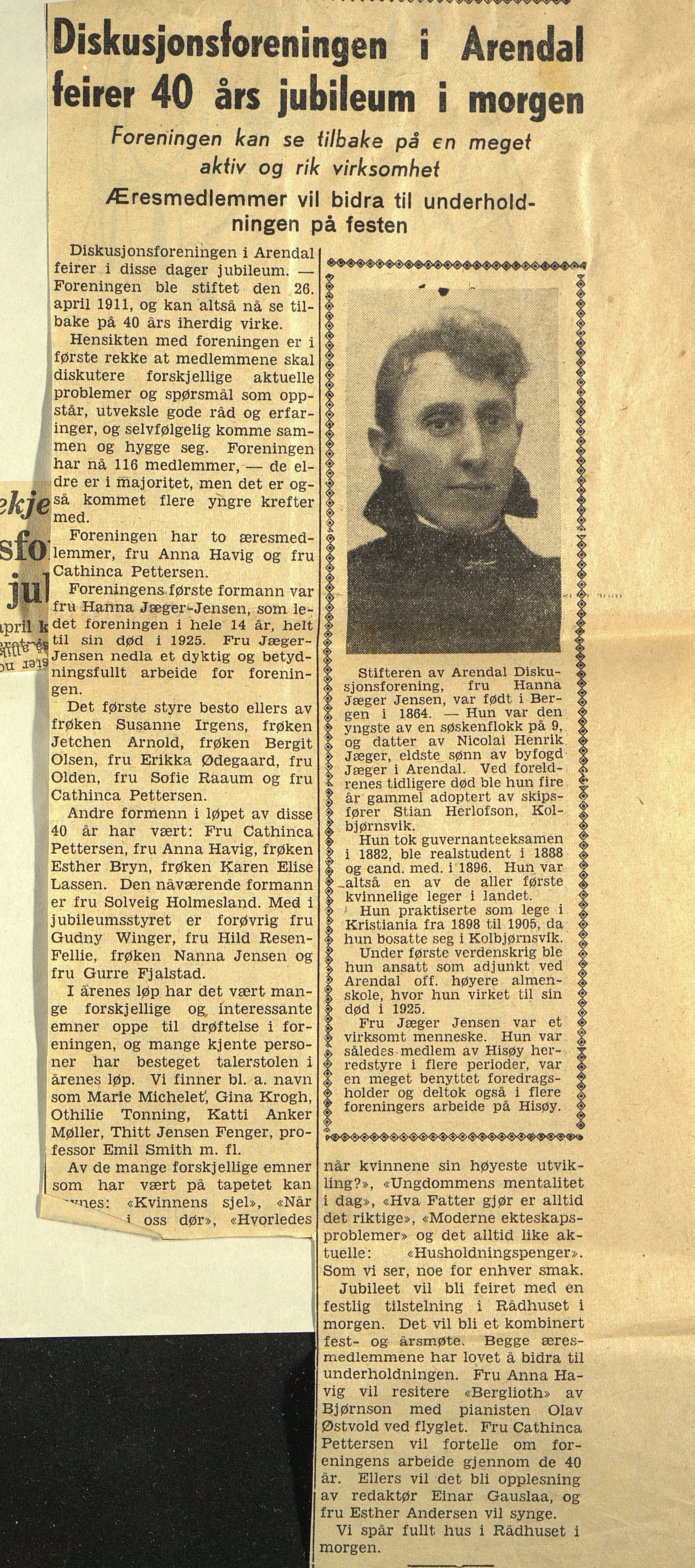 Samling av foreningsarkiv. A-Å, AAKS/PA-1059/F/L0009a/0001: Foreninger, Arendal / Arendals Diskusjonsforening, journal, 1911-1921