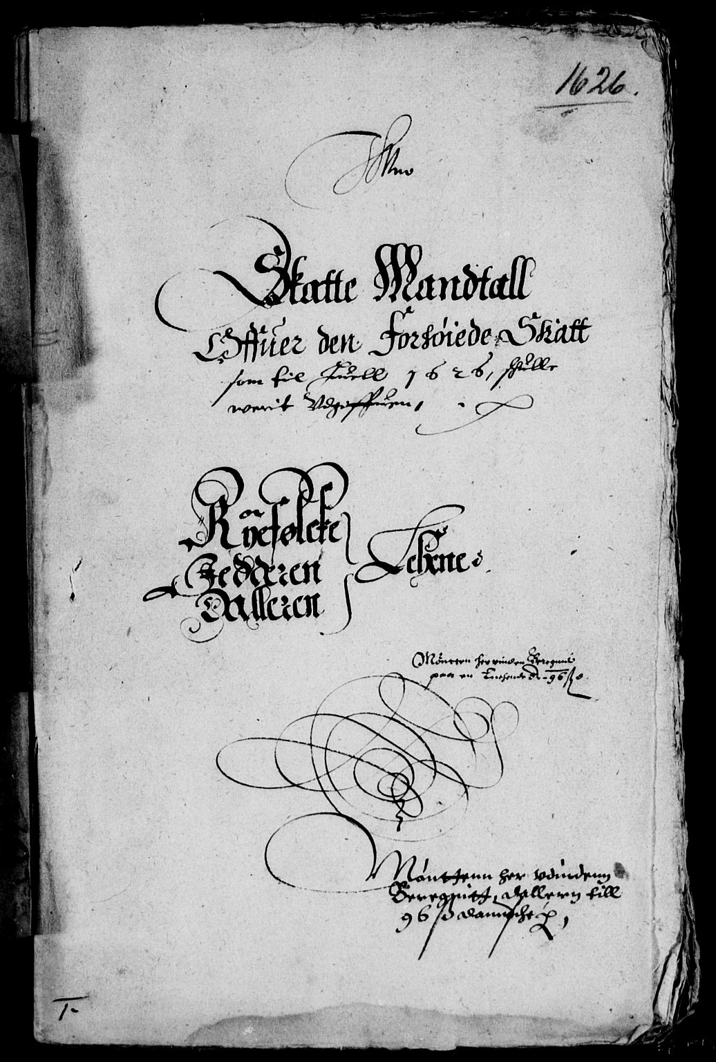 Rentekammeret inntil 1814, Reviderte regnskaper, Lensregnskaper, AV/RA-EA-5023/R/Rb/Rbs/L0012: Stavanger len, 1626-1628