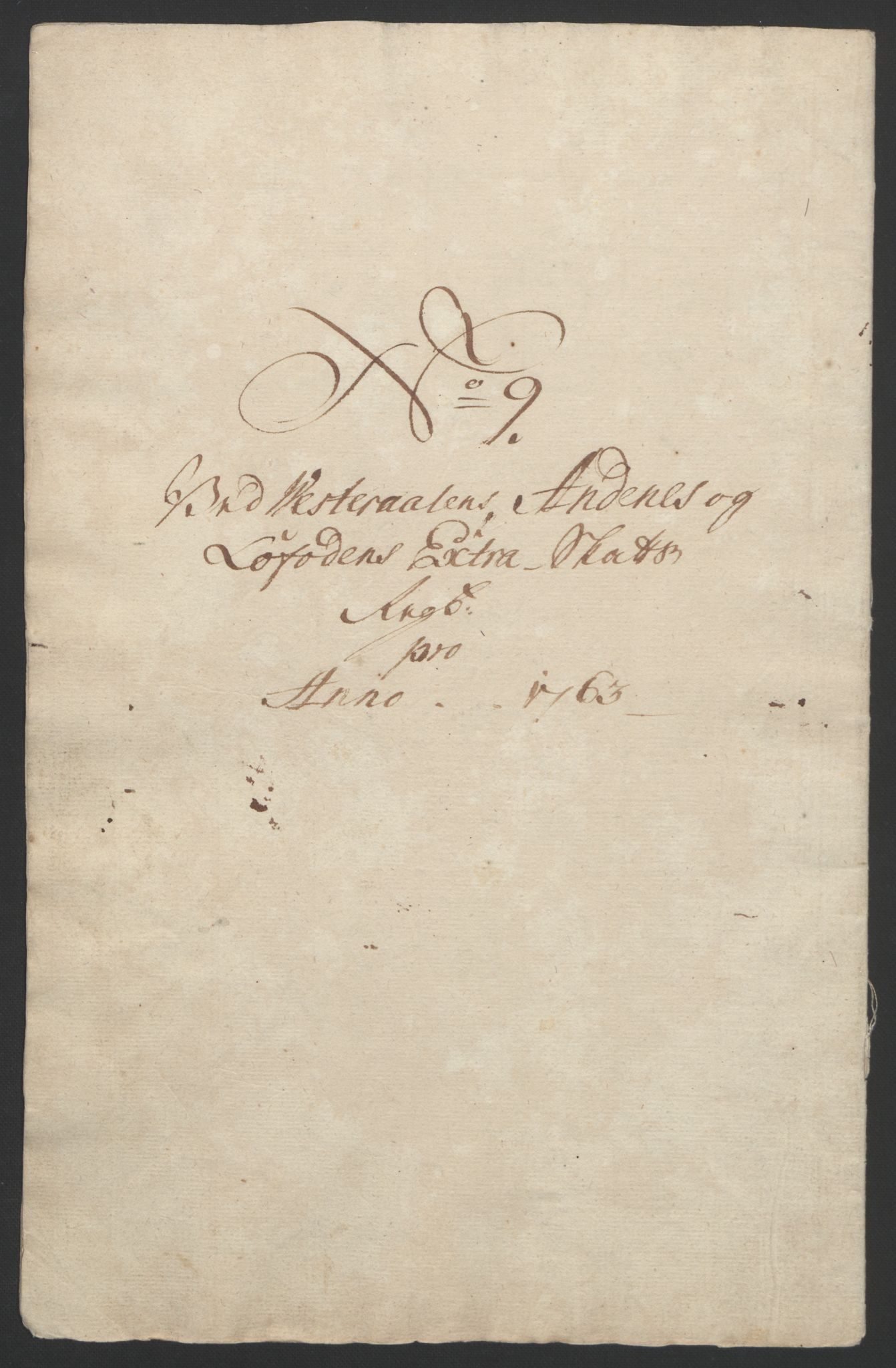 Rentekammeret inntil 1814, Reviderte regnskaper, Fogderegnskap, RA/EA-4092/R67/L4747: Ekstraskatten Vesterålen, Andenes og Lofoten, 1762-1766, s. 159