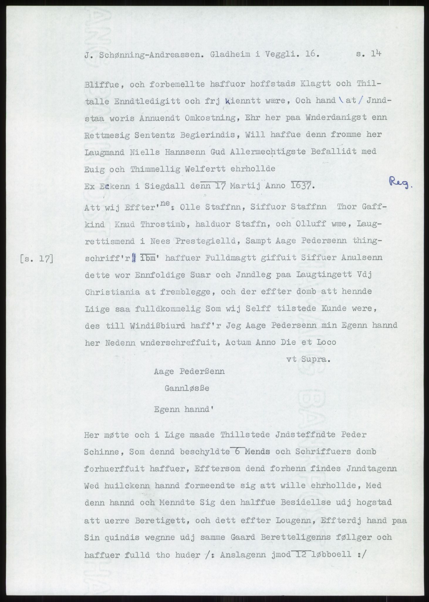 Samlinger til kildeutgivelse, Diplomavskriftsamlingen, AV/RA-EA-4053/H/Ha, s. 125