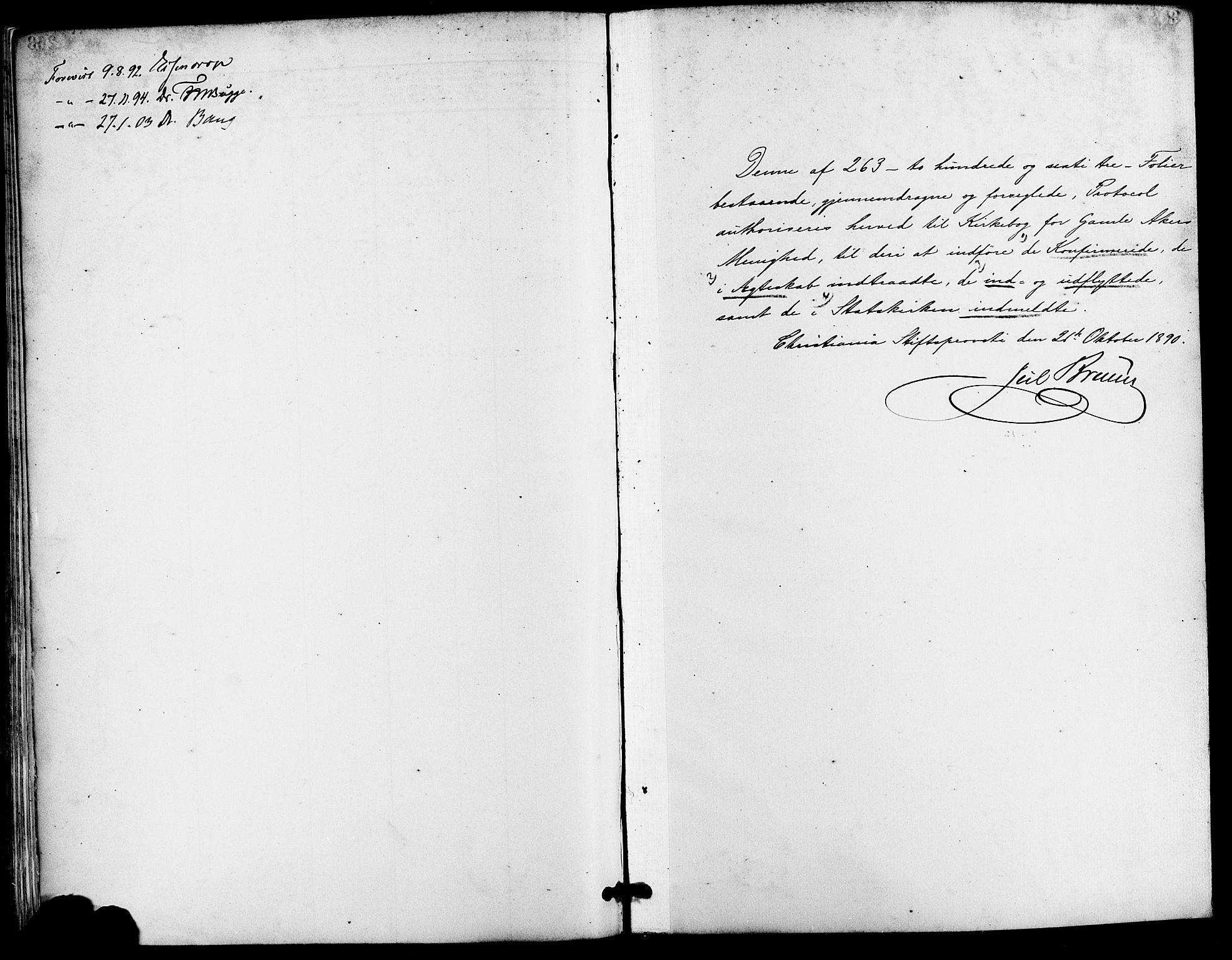 Gamle Aker prestekontor Kirkebøker, AV/SAO-A-10617a/F/L0009: Ministerialbok nr. 9, 1890-1898