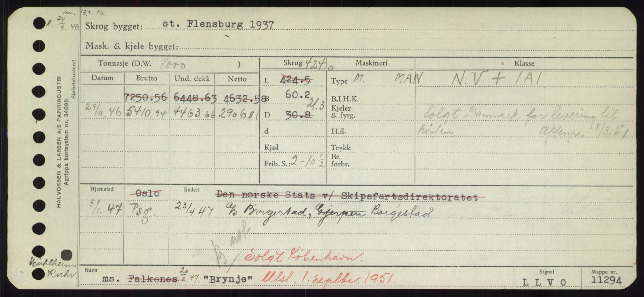 Sjøfartsdirektoratet med forløpere, Skipsmålingen, RA/S-1627/H/Hd/L0005: Fartøy, Br-Byg, s. 465