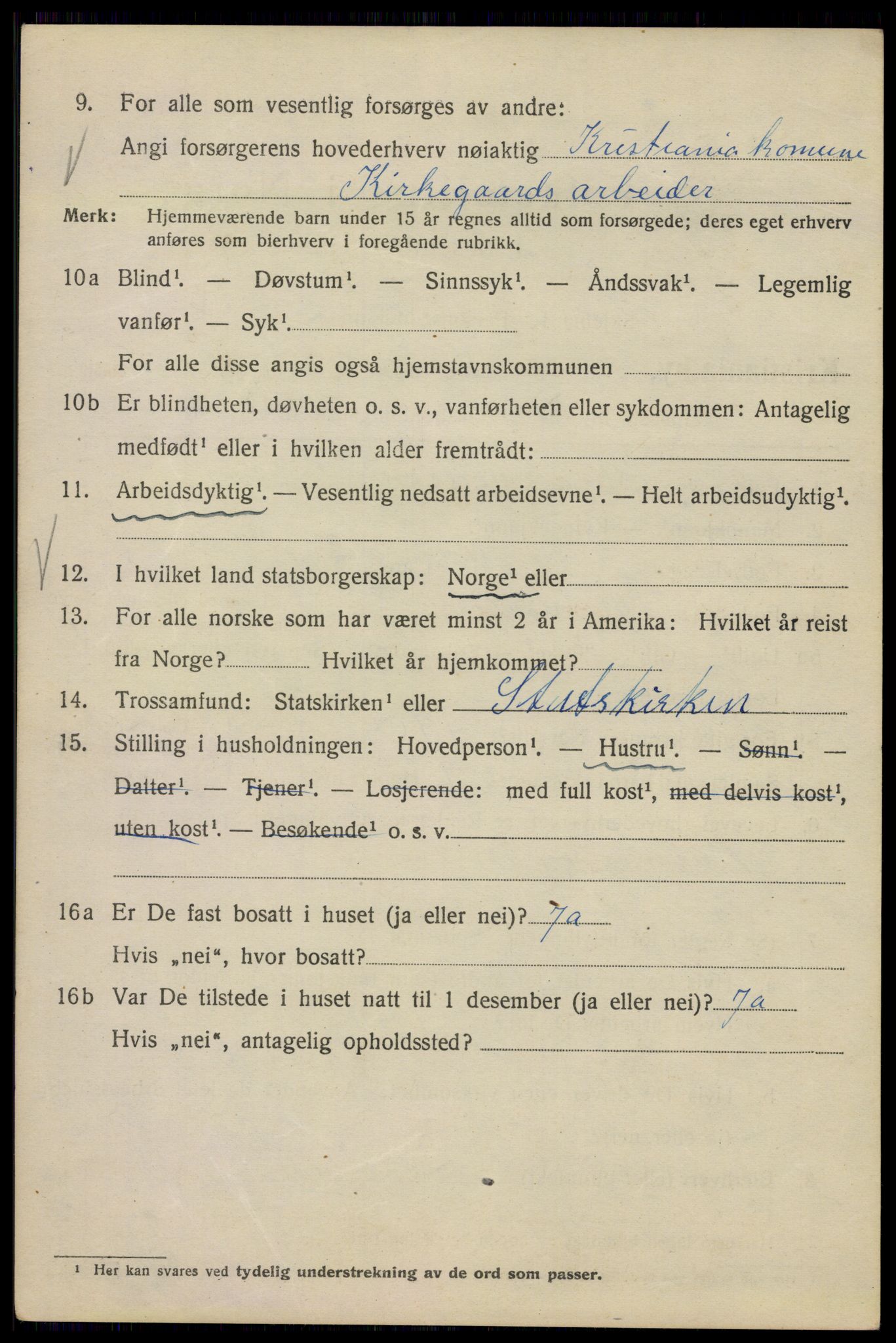 SAO, Folketelling 1920 for 0301 Kristiania kjøpstad, 1920, s. 569172